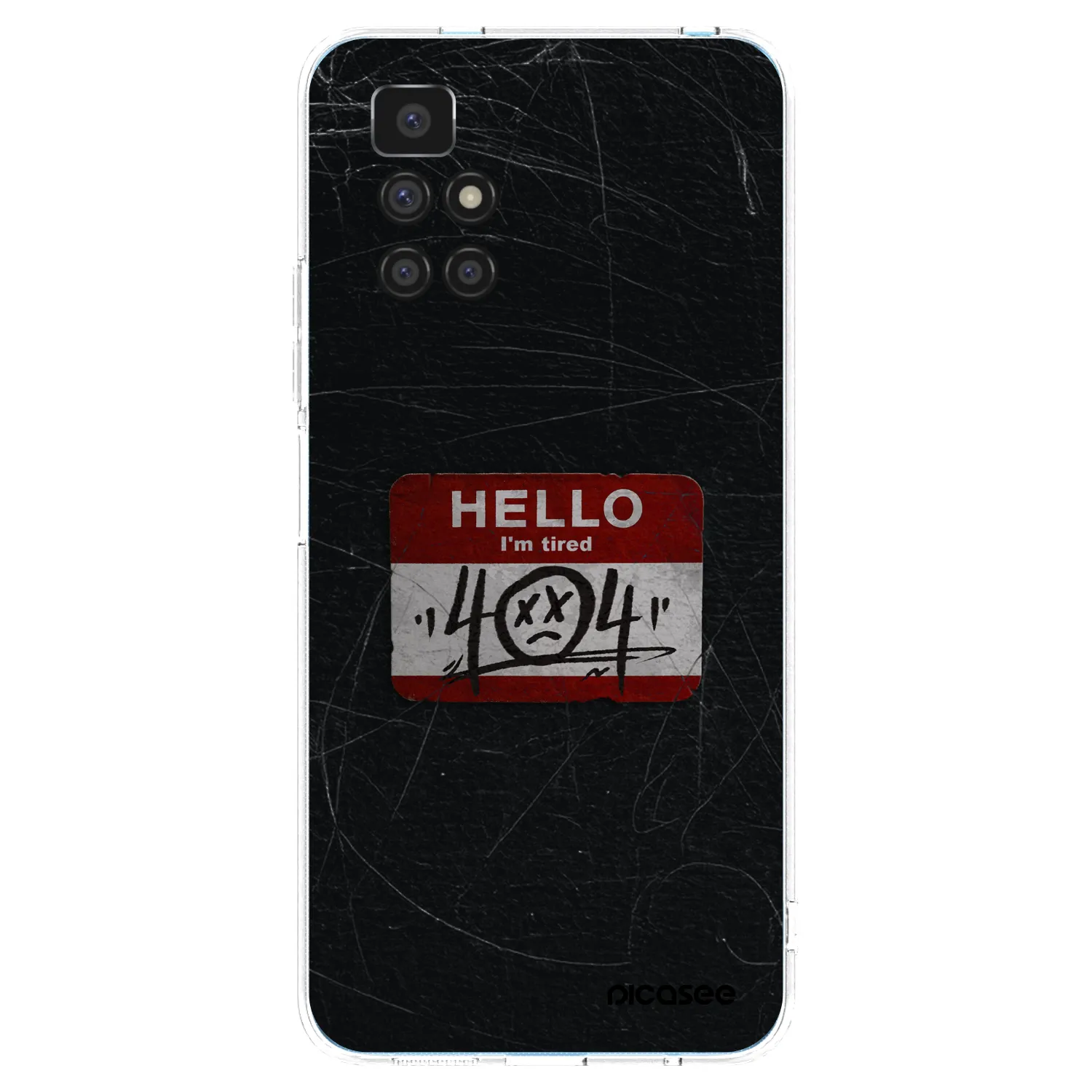 Picasee husă transparentă din silicon pentru Xiaomi Redmi 10 - HELLO 404