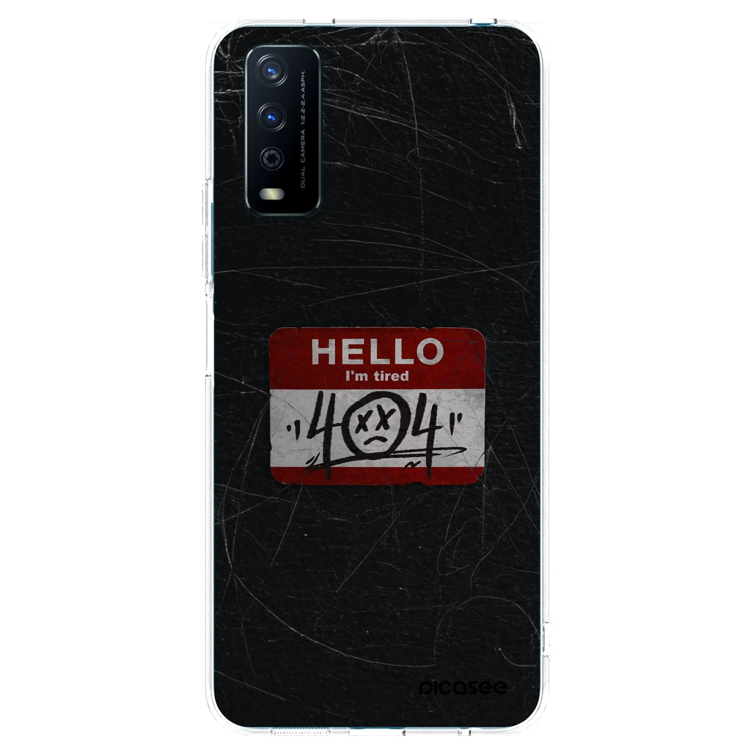 Picasee husă transparentă din silicon pentru Vivo Y11s - HELLO 404