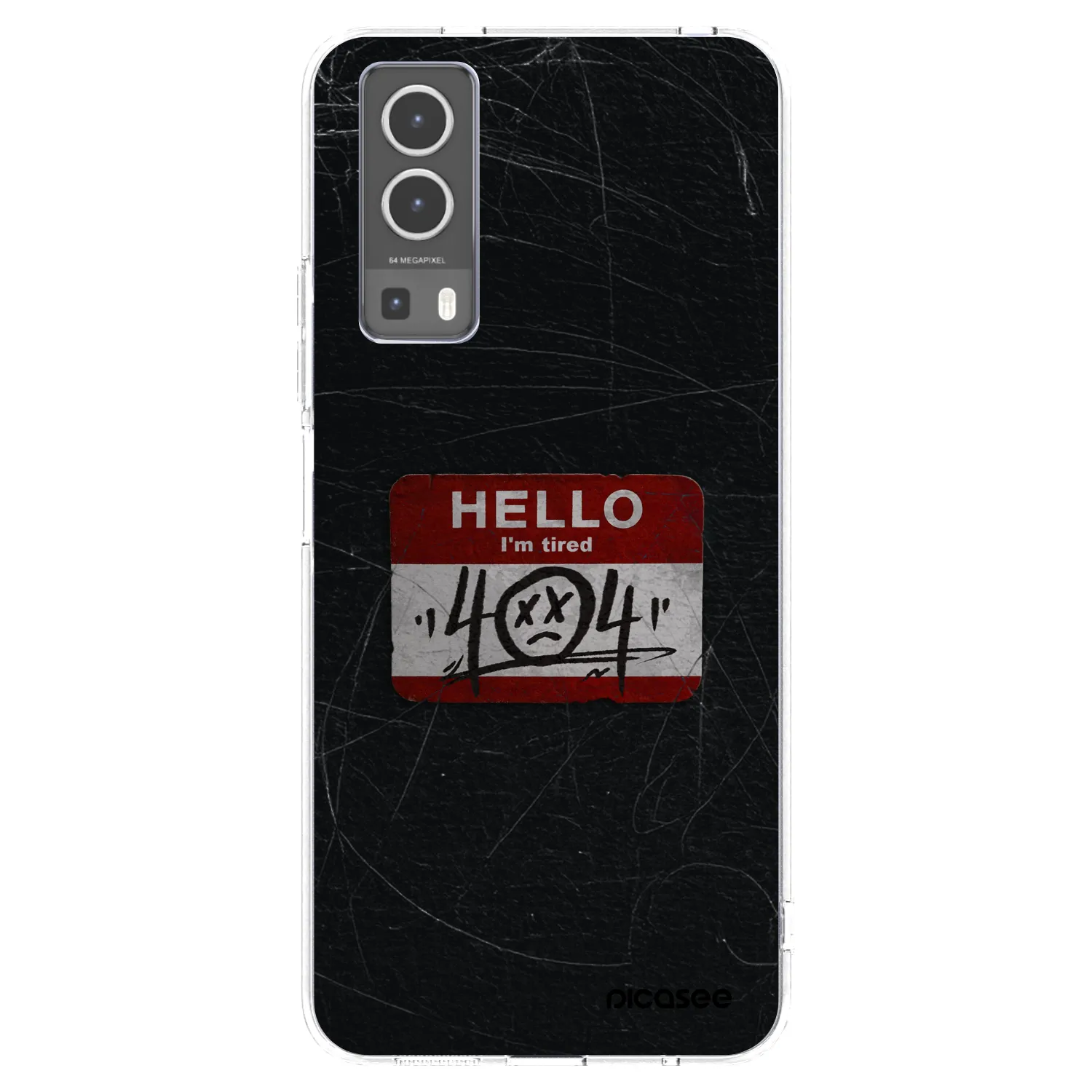 Picasee husă transparentă din silicon pentru Vivo Y72 5G - HELLO 404