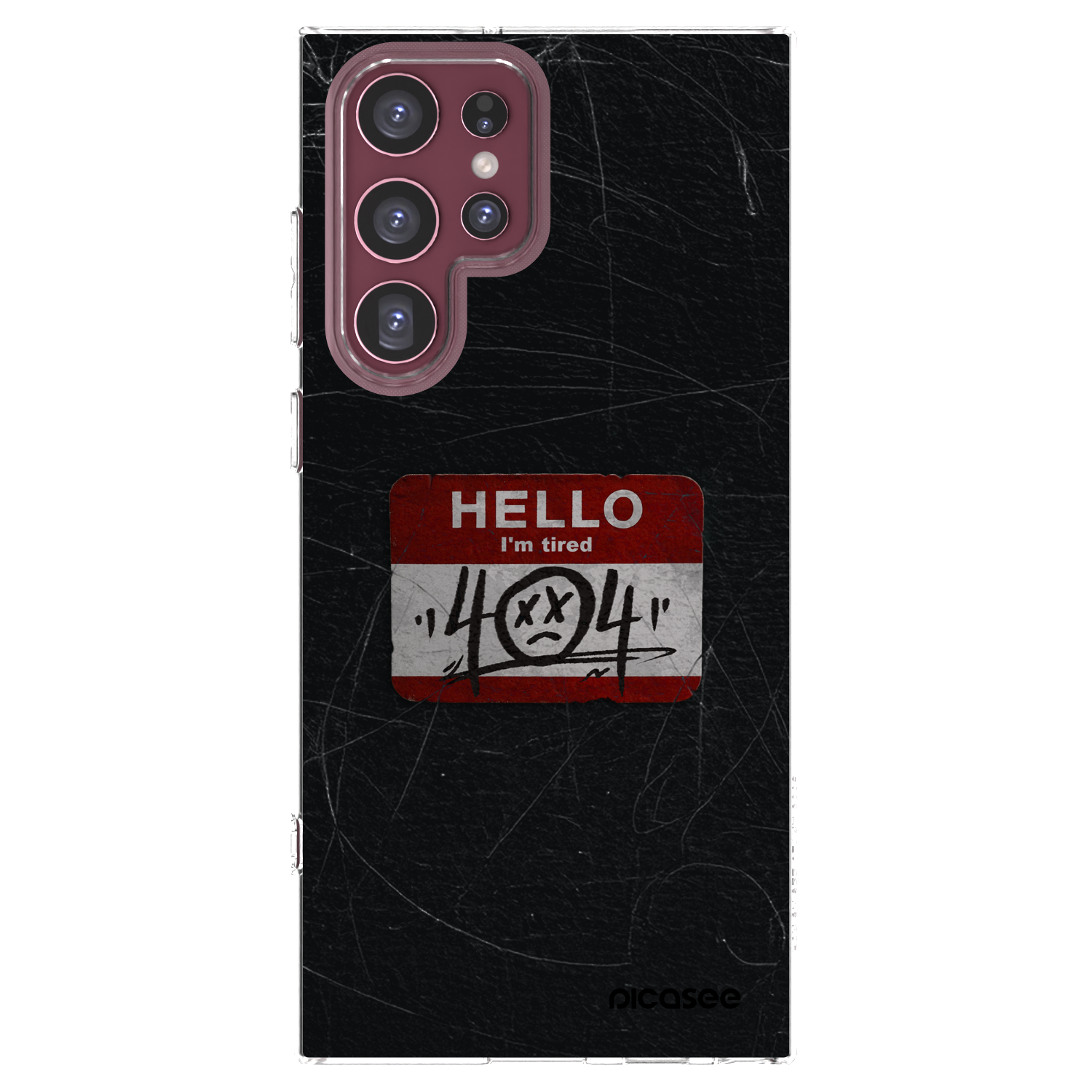 Picasee husă transparentă din silicon pentru Samsung Galaxy S22 Ultra 5G - HELLO 404