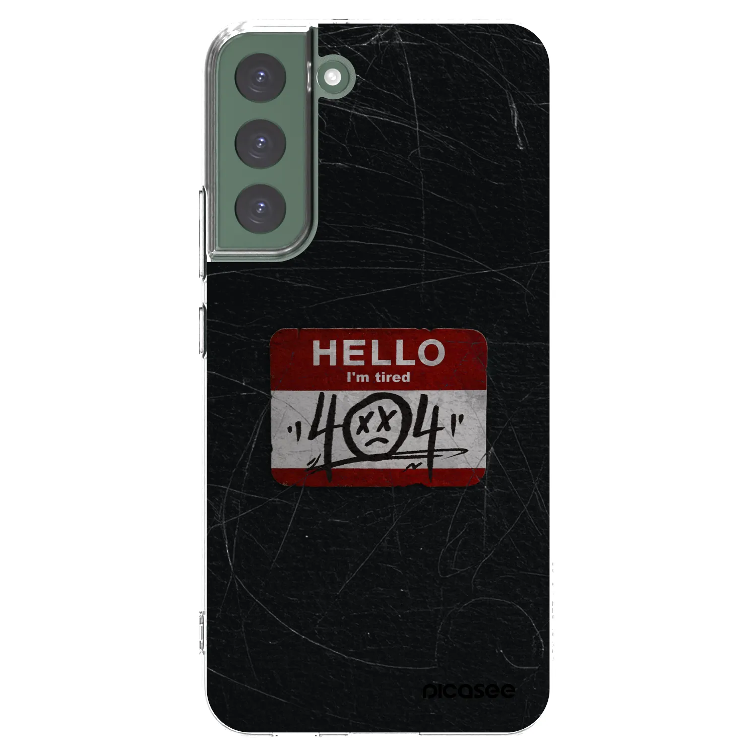 Picasee husă transparentă din silicon pentru Samsung Galaxy S22+ 5G - HELLO 404