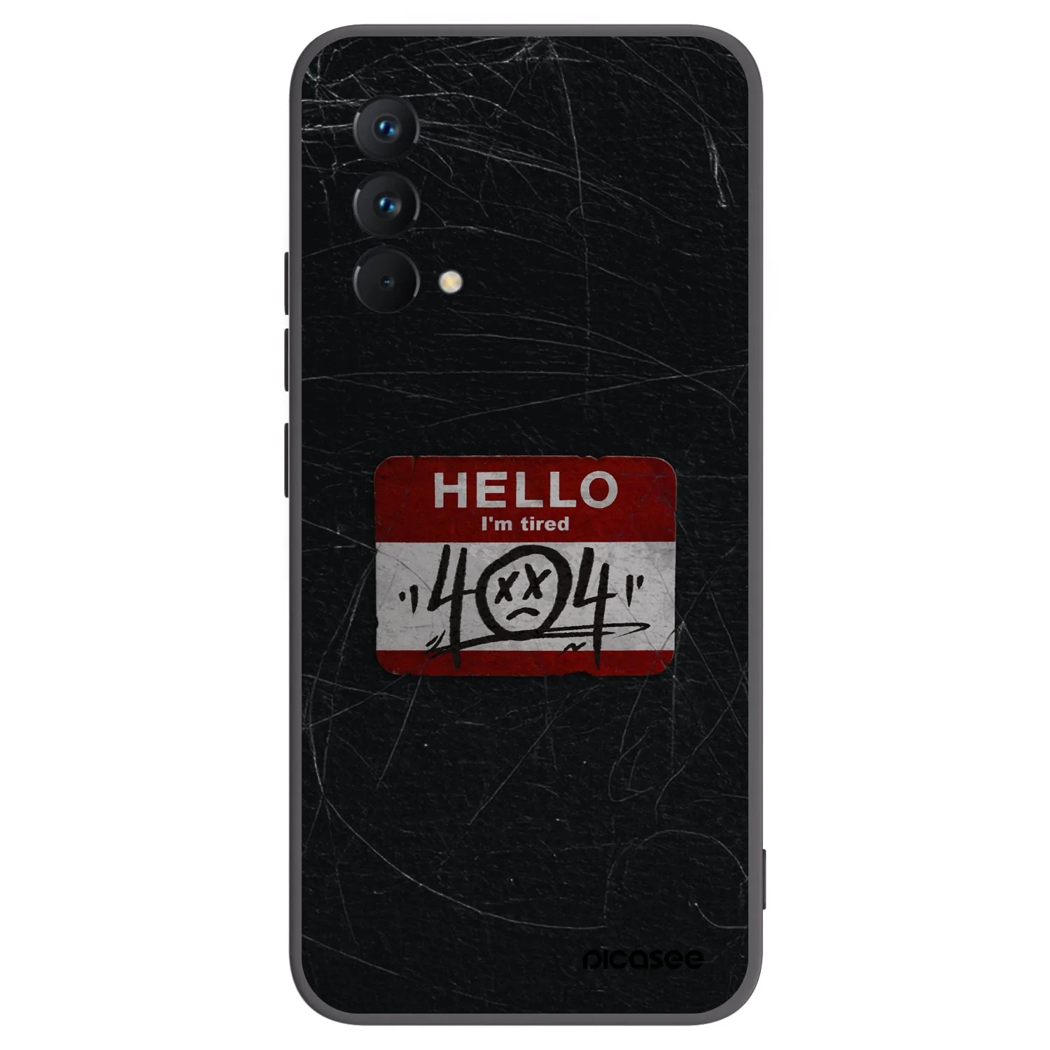 Picasee husă neagră din silicon pentru Realme GT Master Edition 5G - HELLO 404