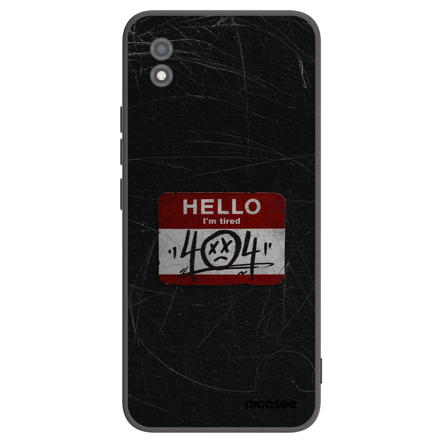 Picasee husă neagră din silicon pentru Realme C11 (2021) - HELLO 404