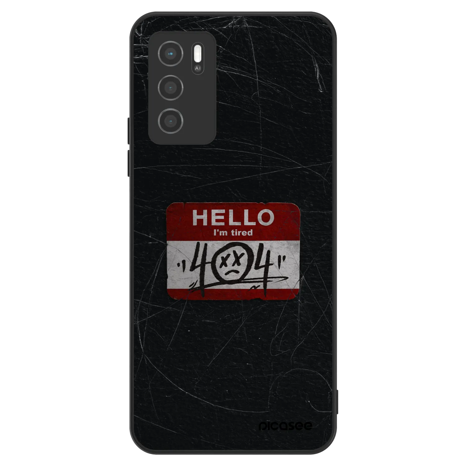 Picasee ULTIMATE CASE pentru OPPO A16s - HELLO 404