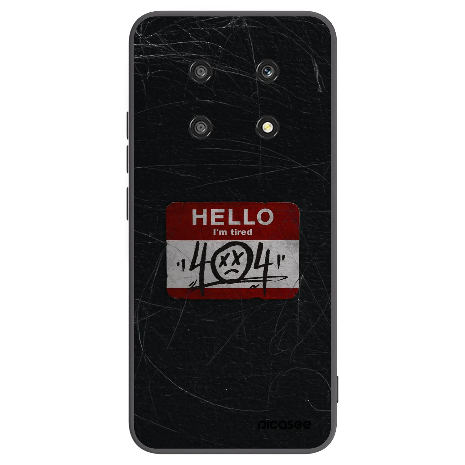 Picasee husă neagră din silicon pentru Honor Magic4 Lite 5G - HELLO 404