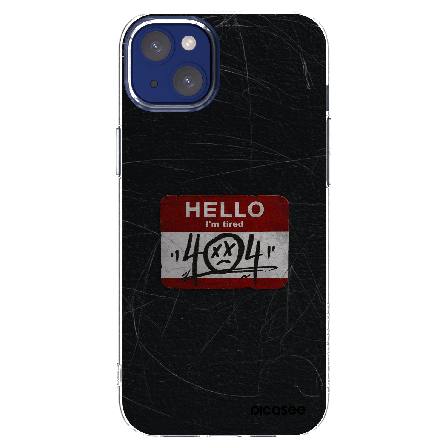 Picasee husă transparentă din silicon pentru Apple iPhone 14 Plus - HELLO 404