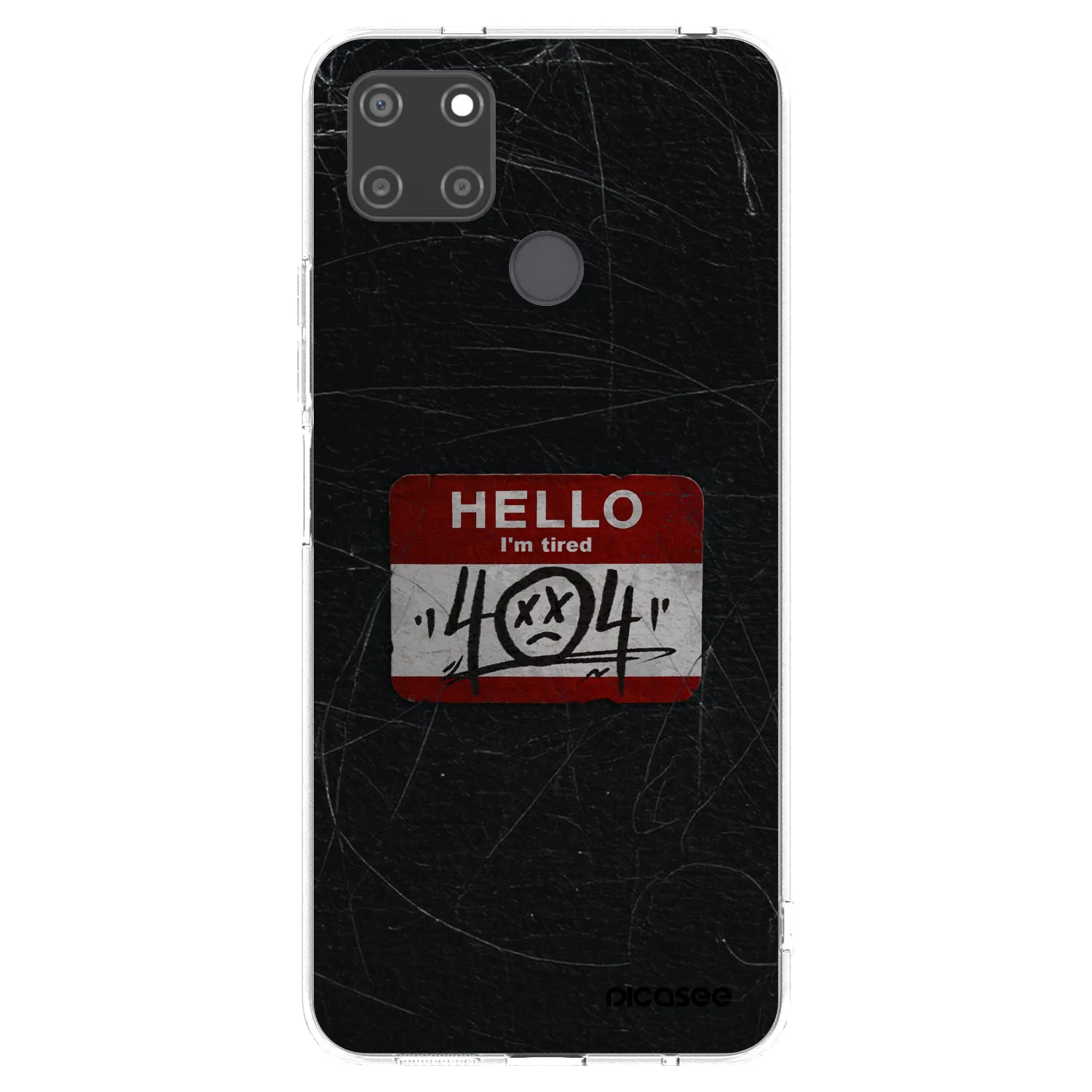 Picasee husă transparentă din silicon pentru Realme C21Y - HELLO 404