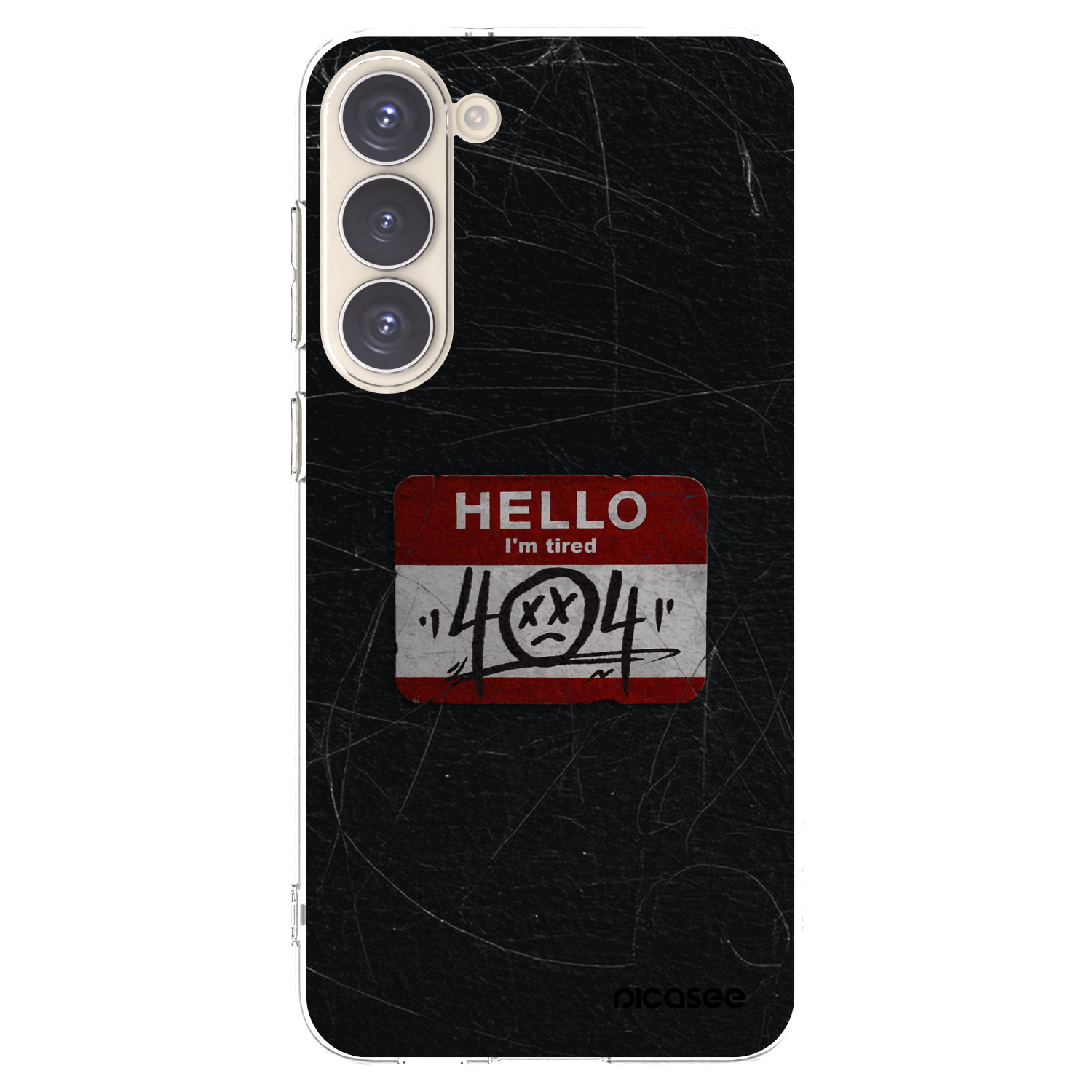 Picasee husă transparentă din silicon pentru Samsung Galaxy S23+ 5G - HELLO 404