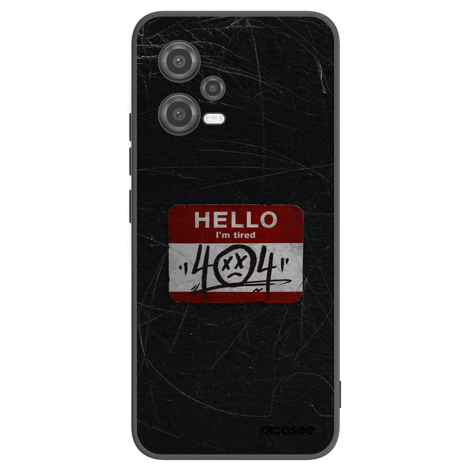 Picasee husă neagră din silicon pentru Xiaomi Poco X5 - HELLO 404