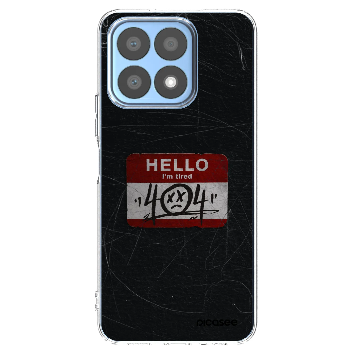Picasee husă transparentă din silicon pentru Honor X8a - HELLO 404