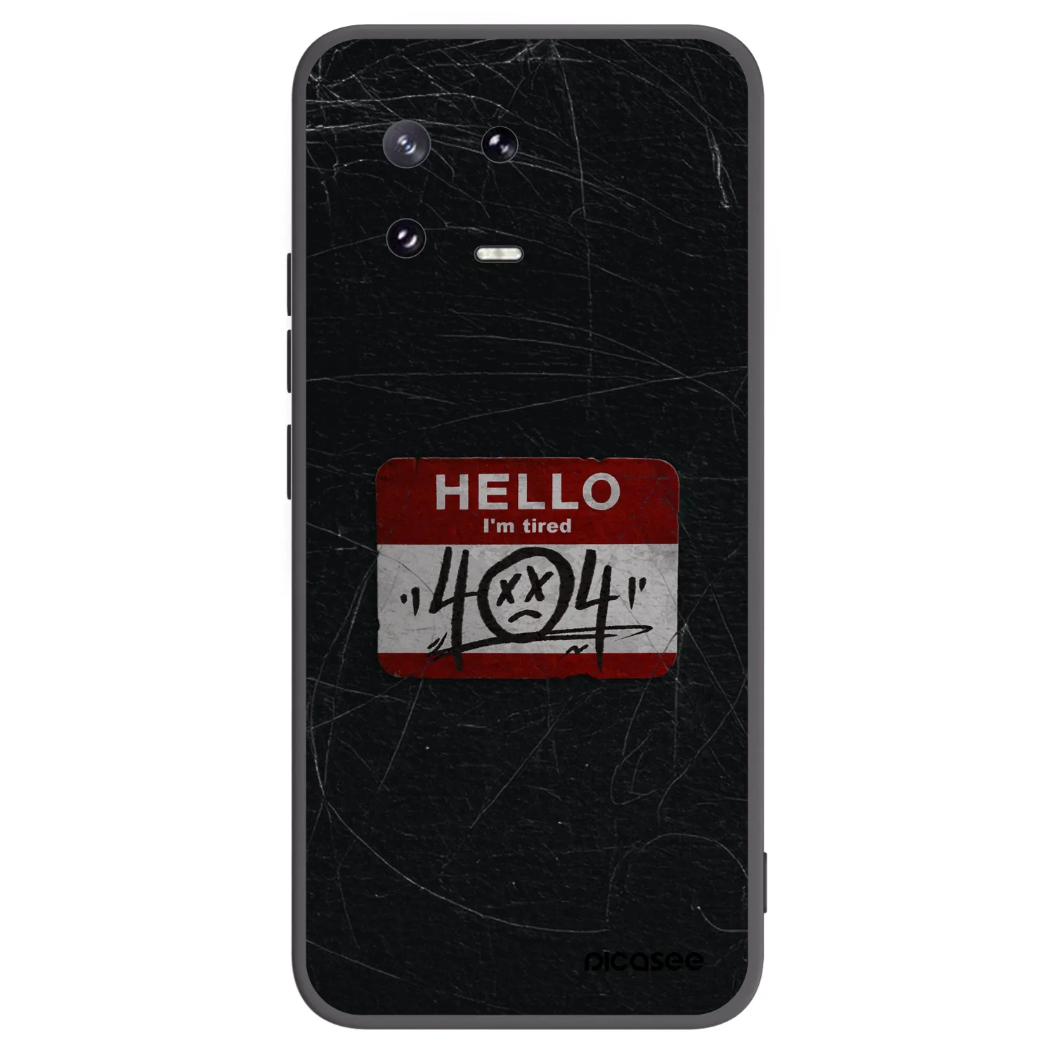 Picasee husă neagră din silicon pentru Xiaomi 13 Pro - HELLO 404