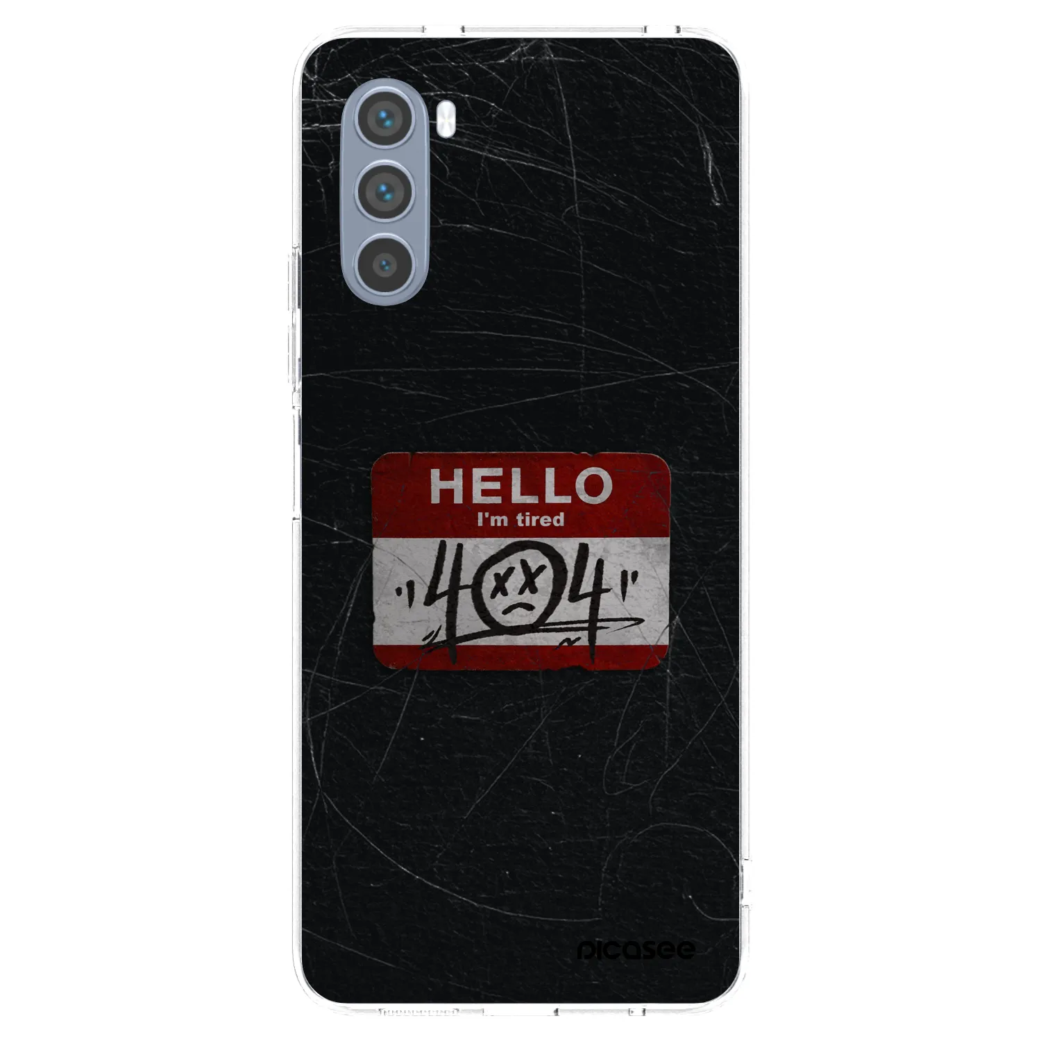 Picasee husă transparentă din silicon pentru Motorola Moto G62 - HELLO 404