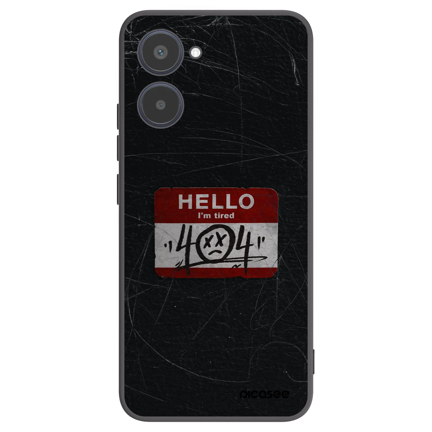 Picasee husă neagră din silicon pentru Realme 10 4G - HELLO 404