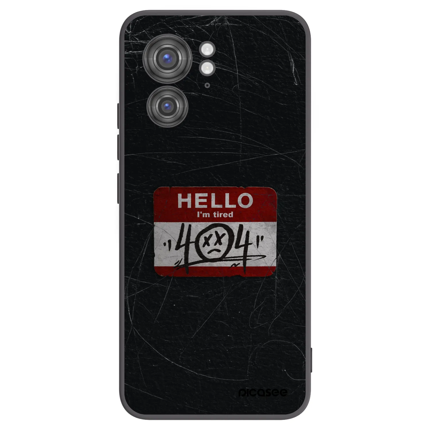 Picasee husă neagră din silicon pentru Motorola Edge 40 - HELLO 404
