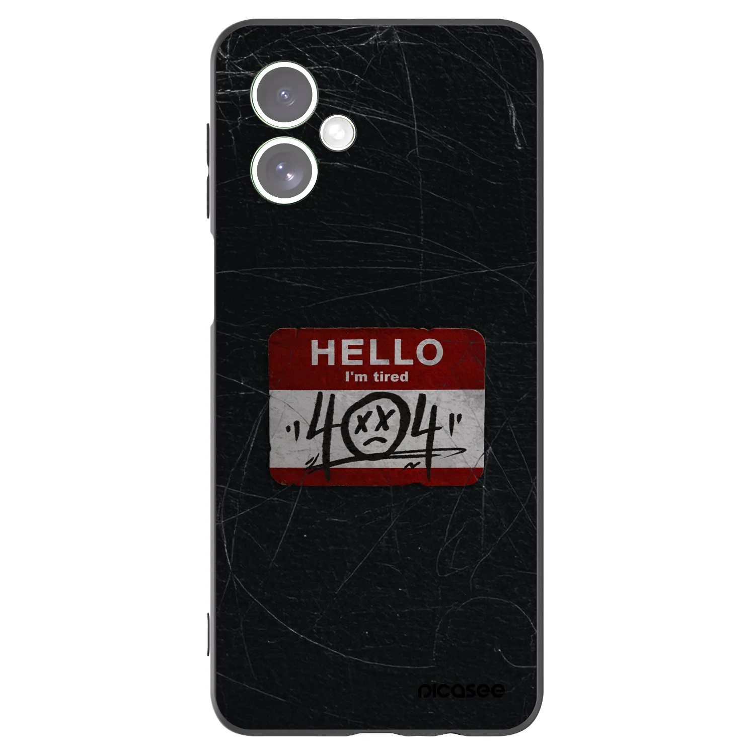 Picasee husă neagră din silicon pentru Motorola Moto G54 5G - HELLO 404