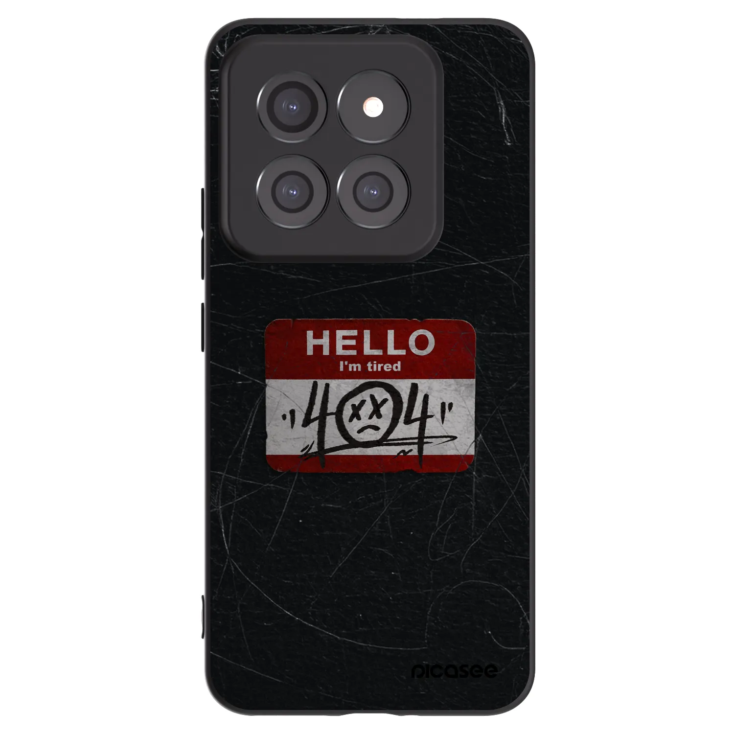 Picasee husă neagră din silicon pentru Xiaomi 14 Pro - HELLO 404