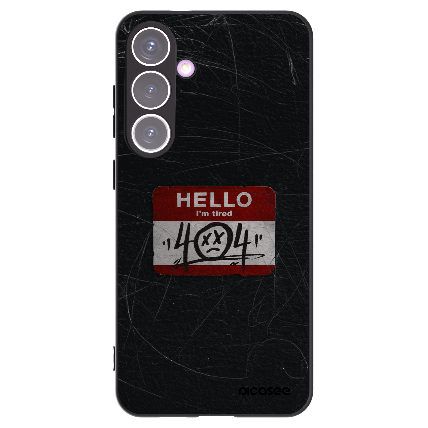 Picasee husă neagră din silicon pentru Samsung Galaxy S24+ S926B 5G - HELLO 404