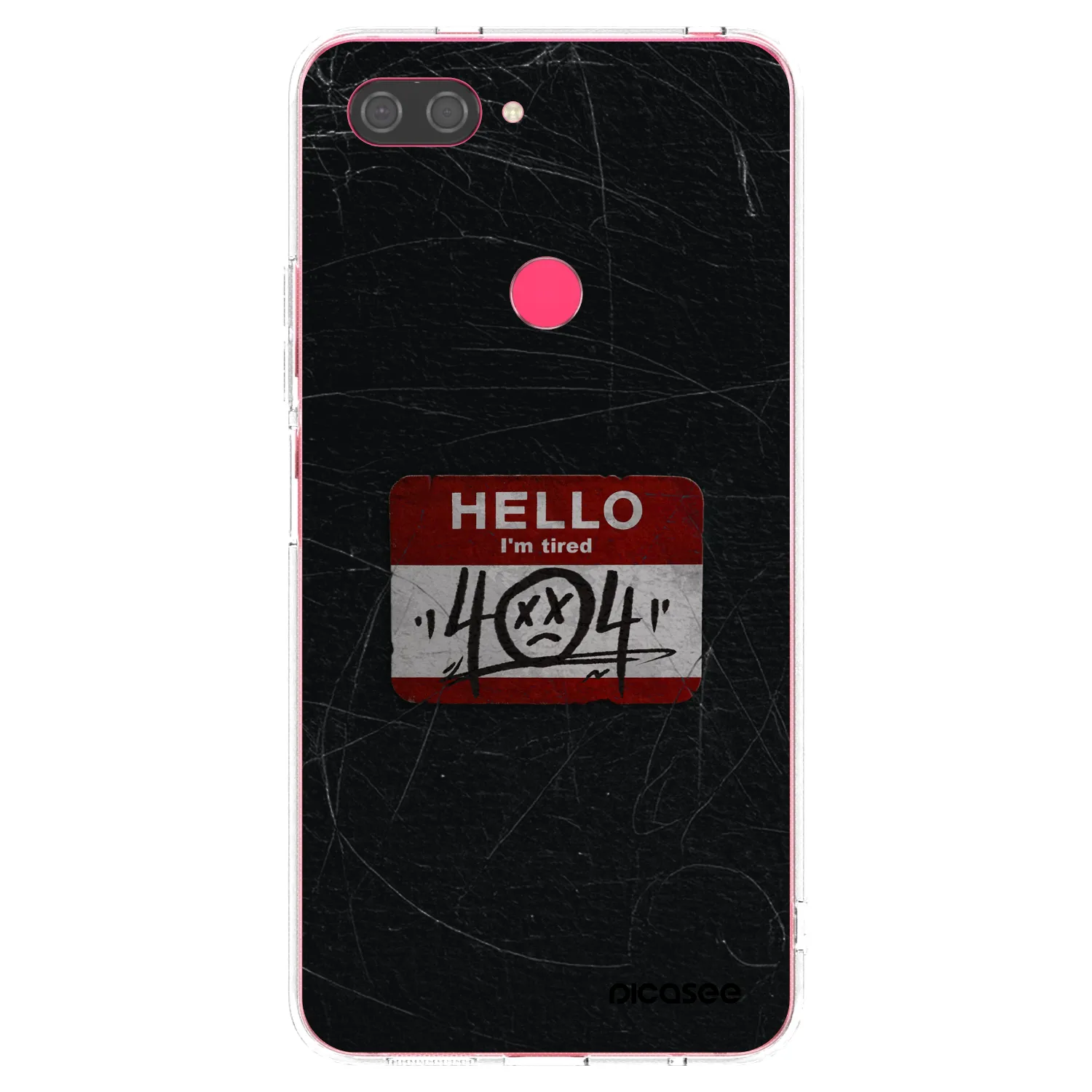 Picasee husă transparentă din silicon pentru Xiaomi Mi 8 Lite - HELLO 404