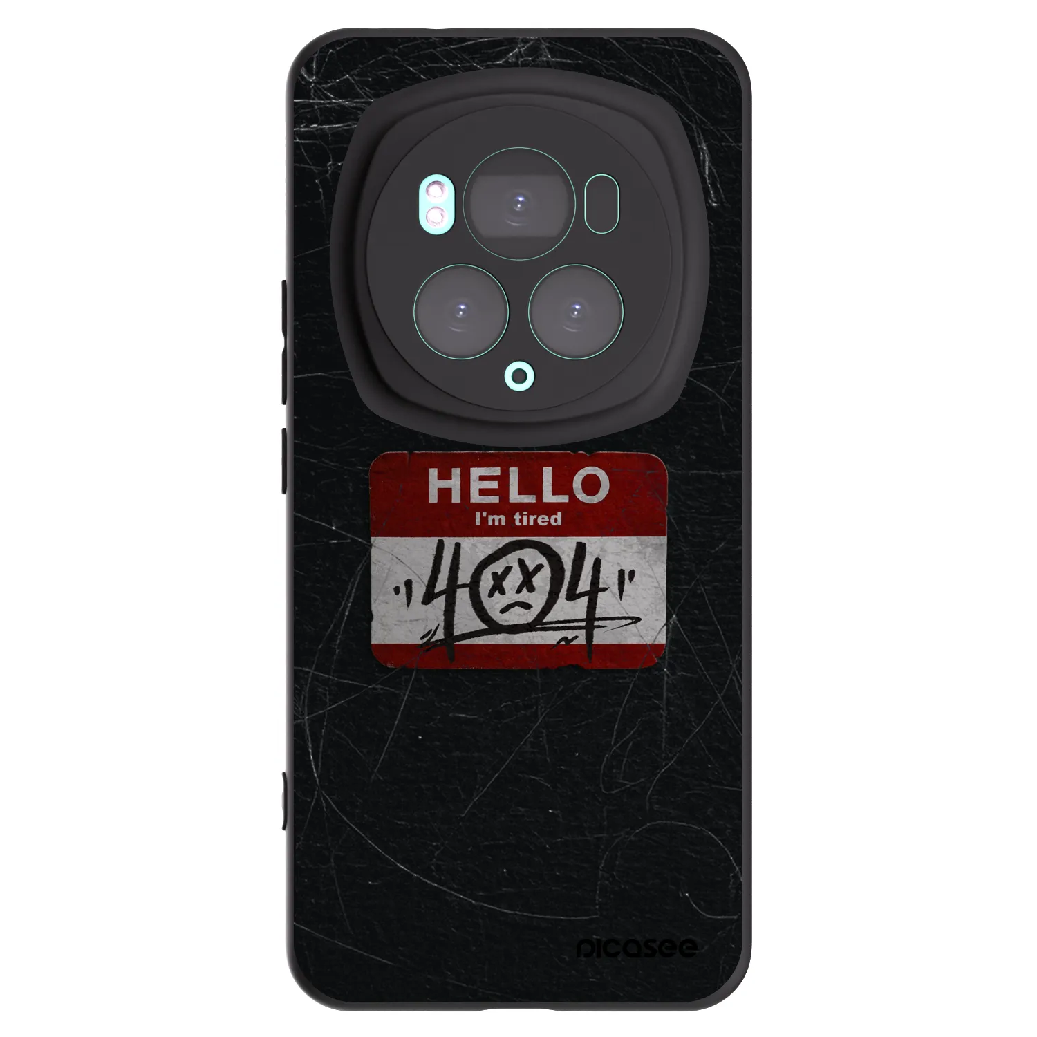 Picasee husă neagră din silicon pentru Honor Magic6 Pro - HELLO 404