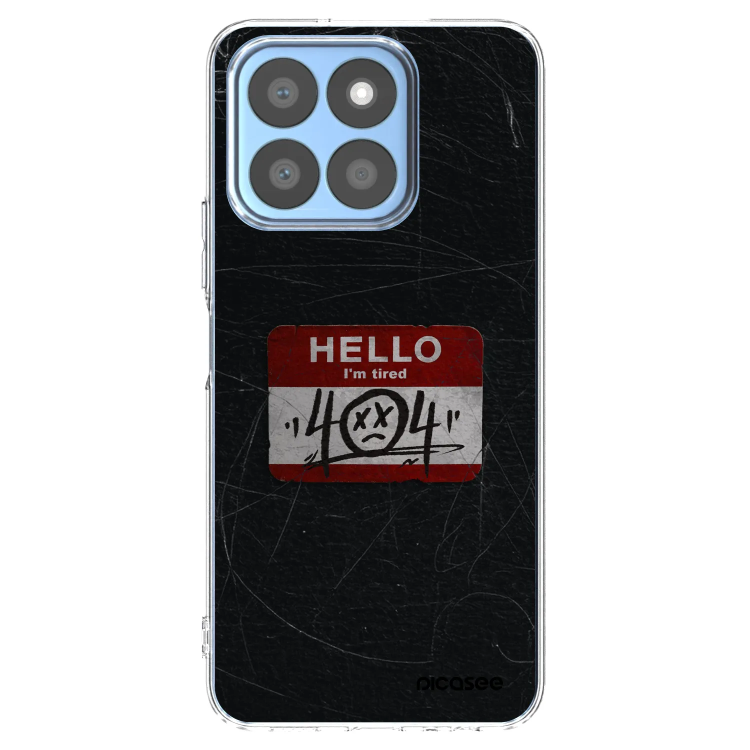 Picasee husă transparentă din silicon pentru Honor X8b - HELLO 404