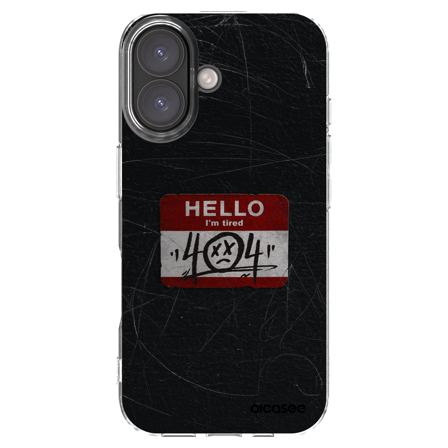 Picasee husă transparentă din silicon pentru Apple iPhone 16 - HELLO 404