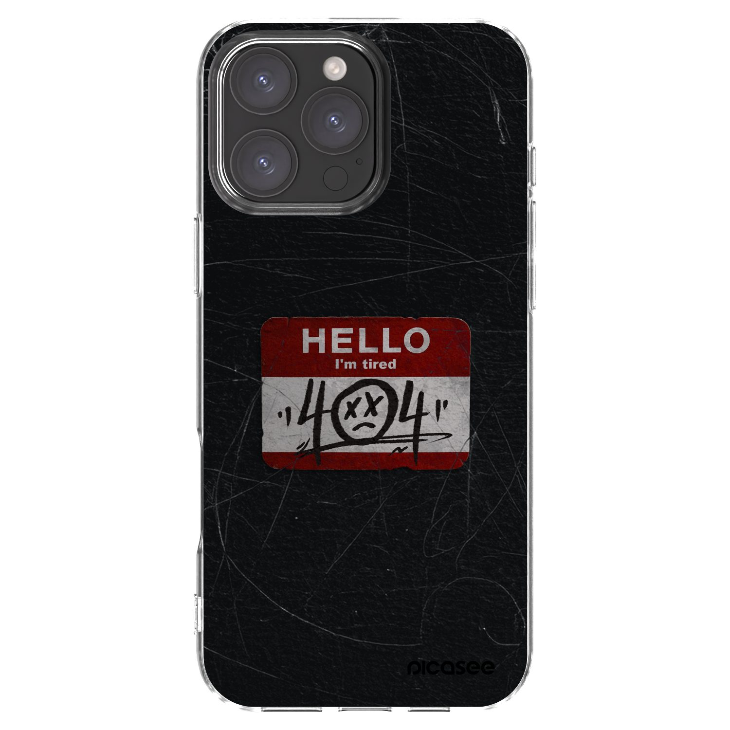 Picasee husă transparentă din silicon pentru Apple iPhone 16 Pro Max - HELLO 404