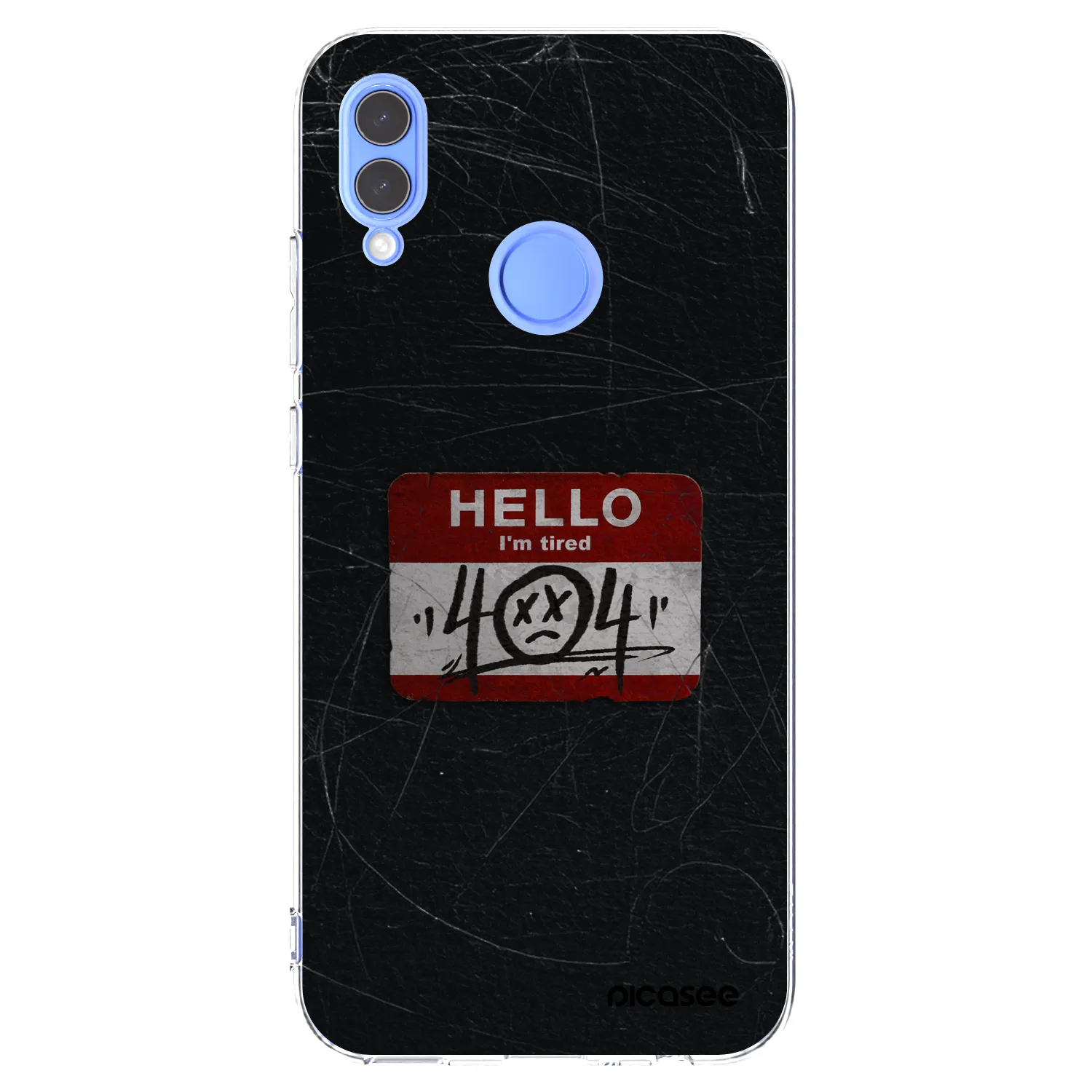 Picasee husă transparentă din silicon pentru Huawei P Smart 2019 - HELLO 404