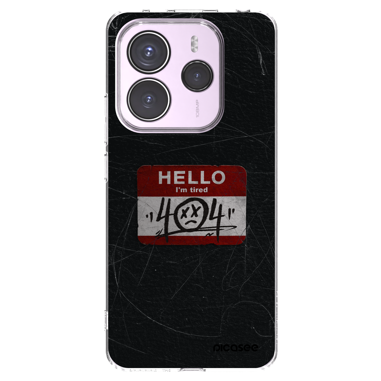 Picasee husă transparentă din silicon pentru Xiaomi Redmi Note 14 5G - HELLO 404