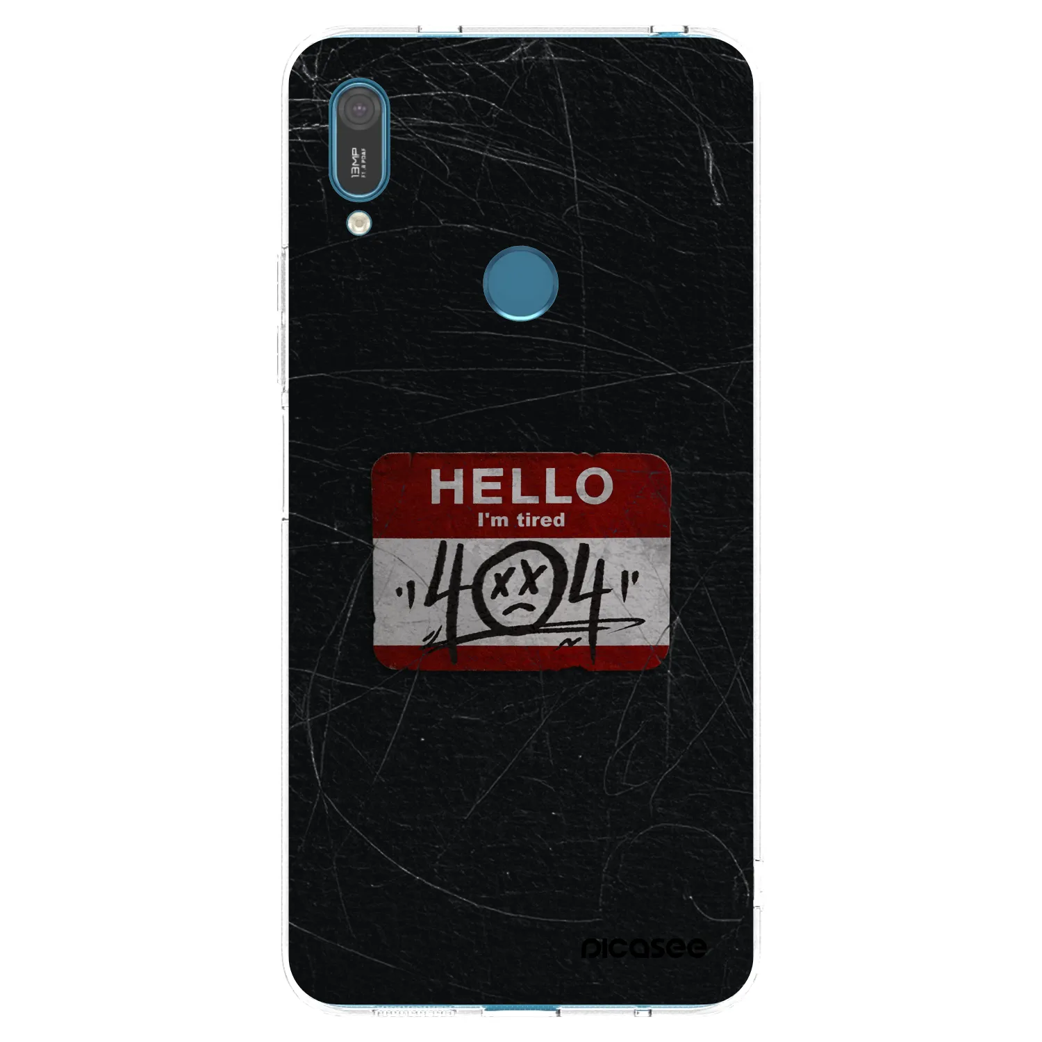 Picasee husă transparentă din silicon pentru Huawei Y7 2019 - HELLO 404