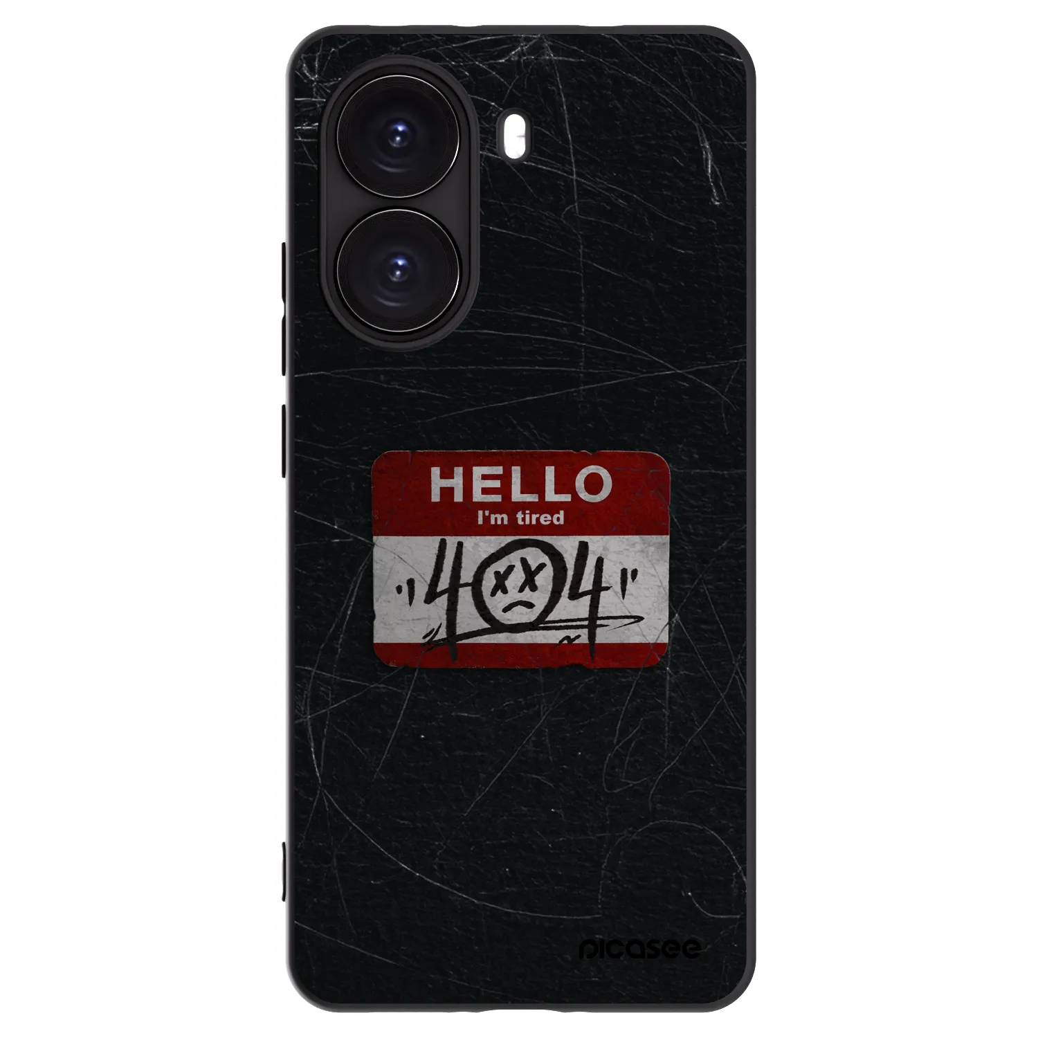 Picasee husă neagră din silicon pentru Xiaomi Poco X7 Pro 5G - HELLO 404