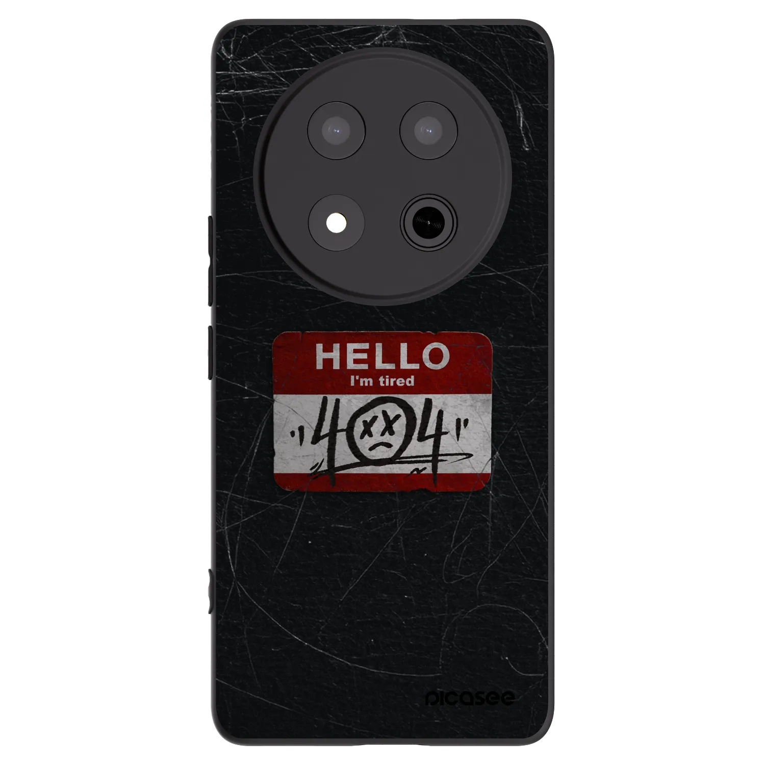 Picasee husă neagră din silicon pentru Honor Magic7 Lite 5G - HELLO 404