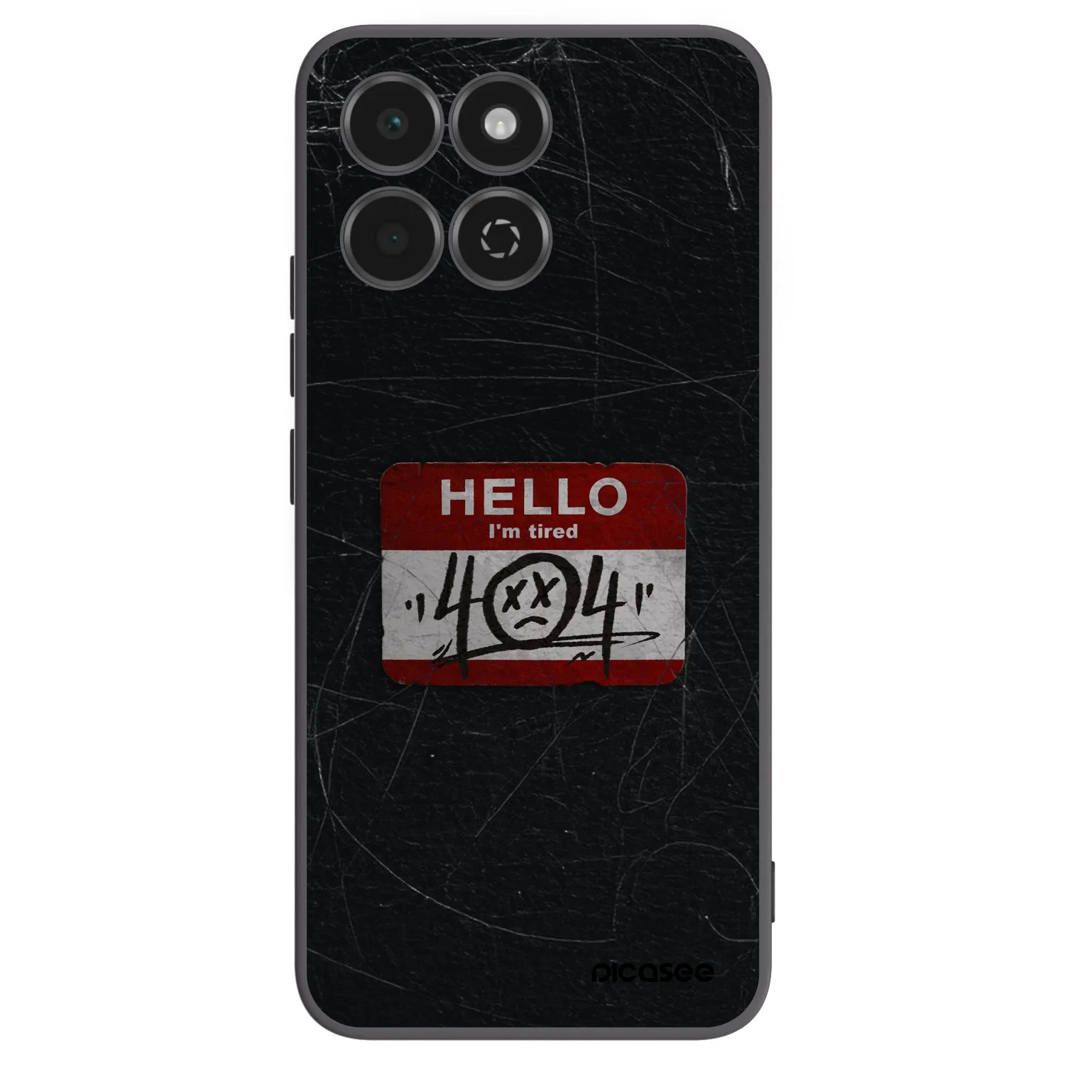 Picasee husă neagră din silicon pentru Honor 200 Smart 5G - HELLO 404