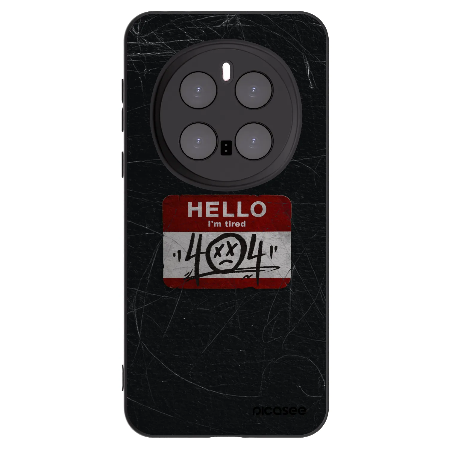 Picasee husă neagră din silicon pentru Honor Magic7 Pro 5G - HELLO 404