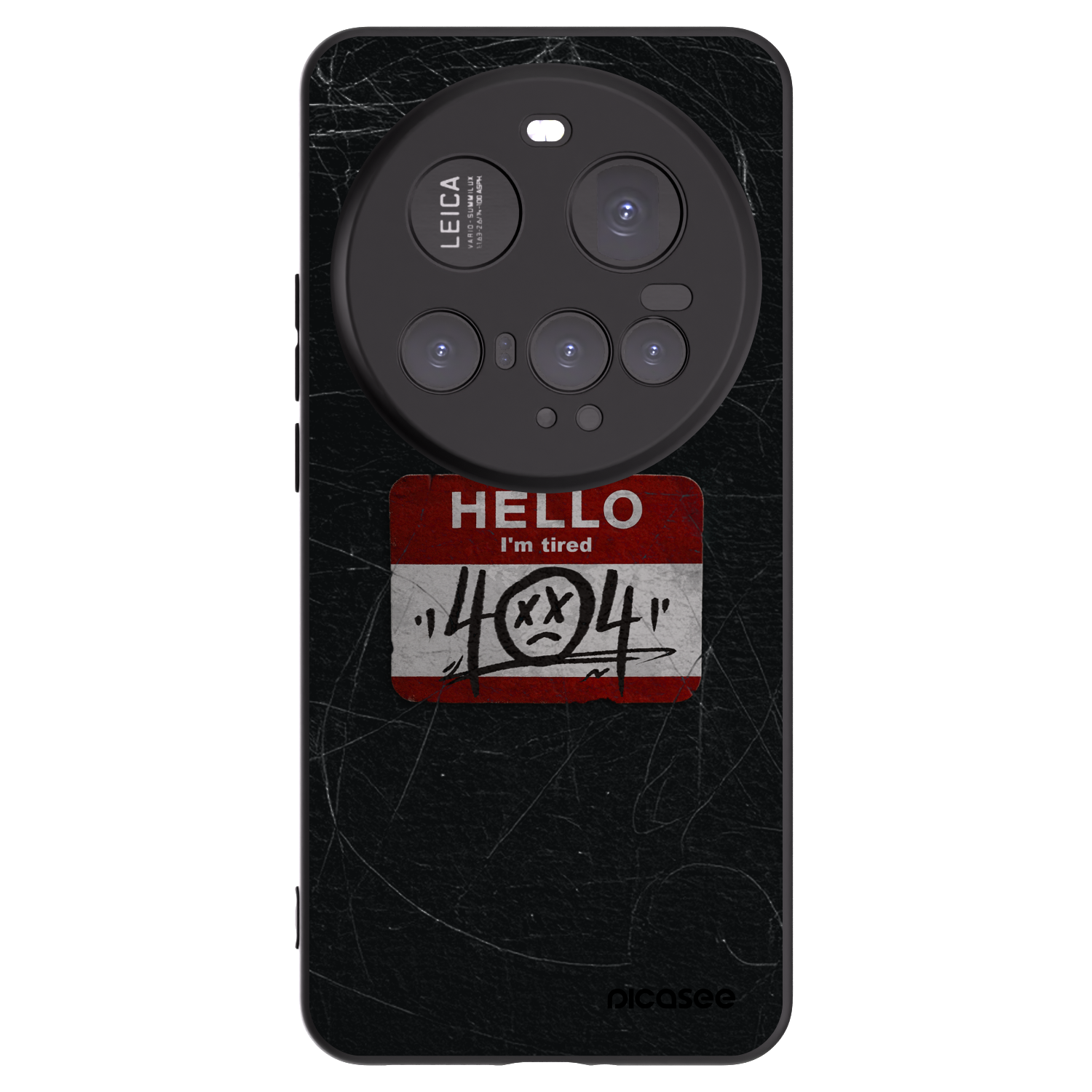 Picasee husă neagră din silicon pentru Xiaomi 15 Ultra - HELLO 404