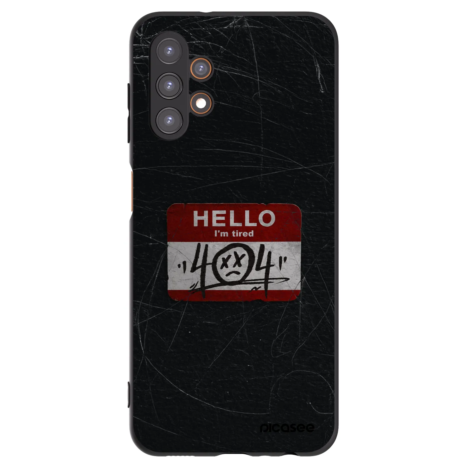 Picasee husă neagră din silicon pentru Samsung Galaxy A13 5G - HELLO 404