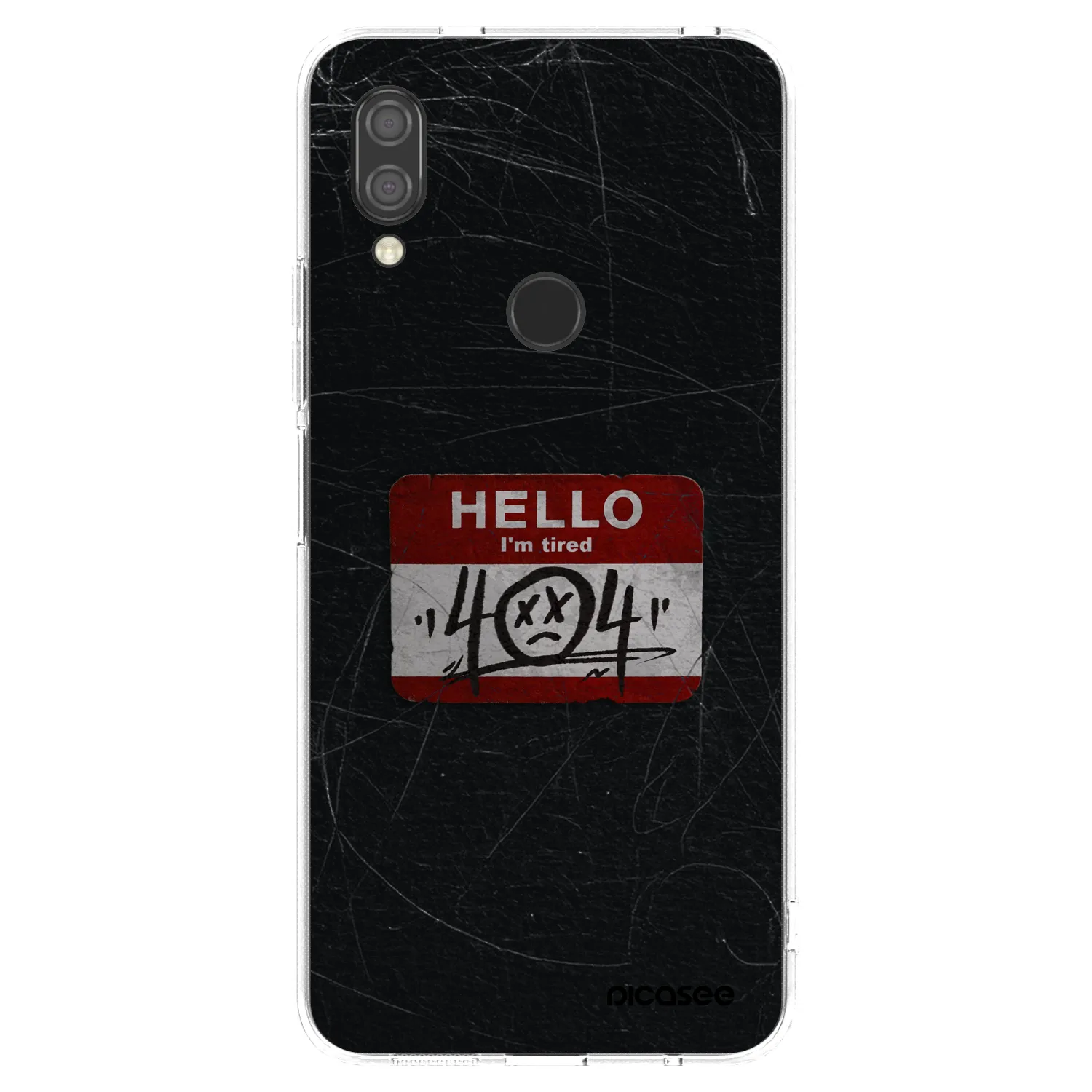 Picasee husă transparentă din silicon pentru Xiaomi Redmi 7 - HELLO 404