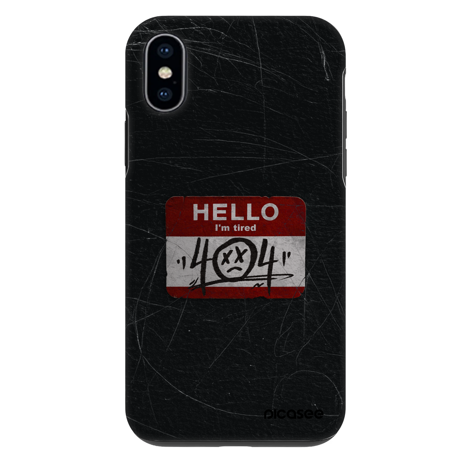 Picasee Fashion Case pentru Apple iPhone X/XS - HELLO 404