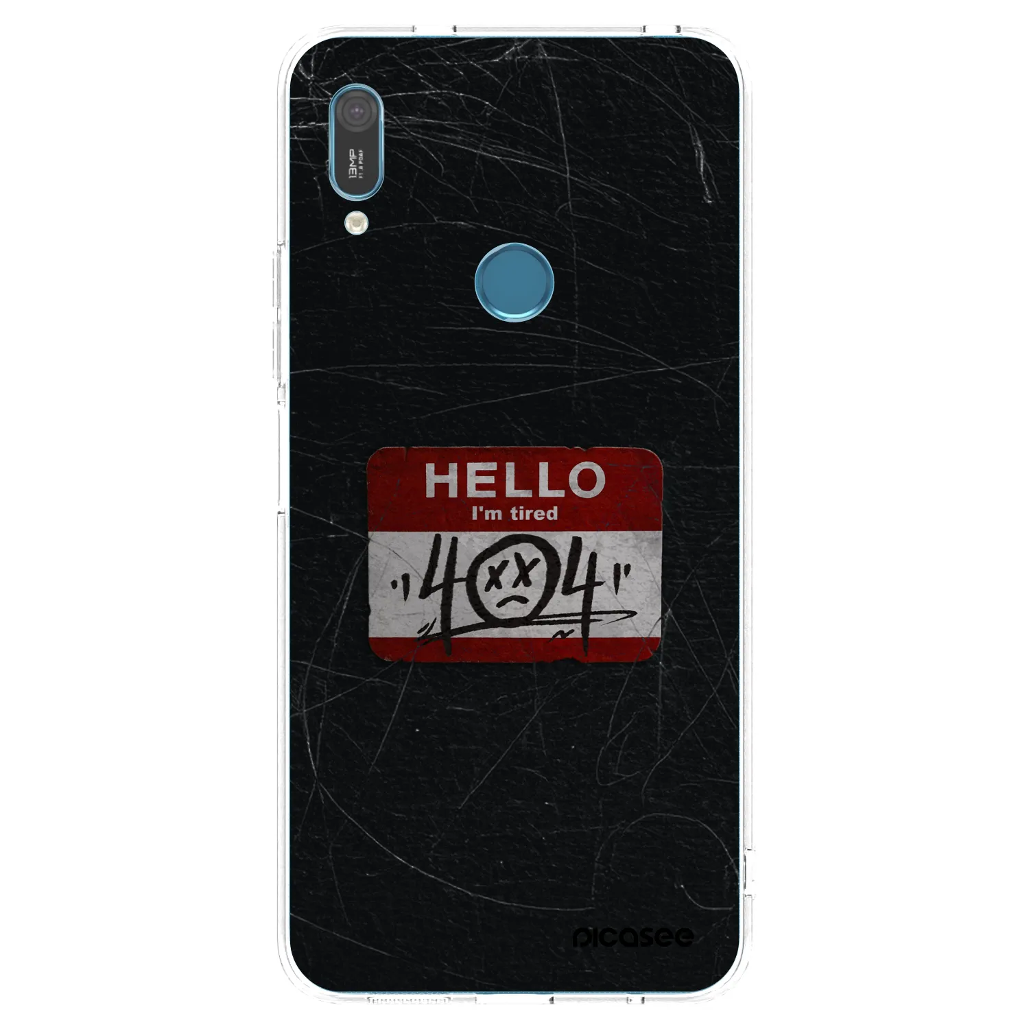 Picasee husă transparentă din silicon pentru Huawei Y6 2019 - HELLO 404