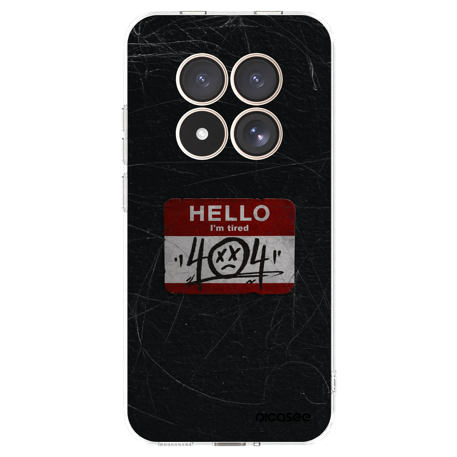 Picasee husă transparentă din silicon pentru Xiaomi Redmi Note 15 Pro 4G - HELLO 404