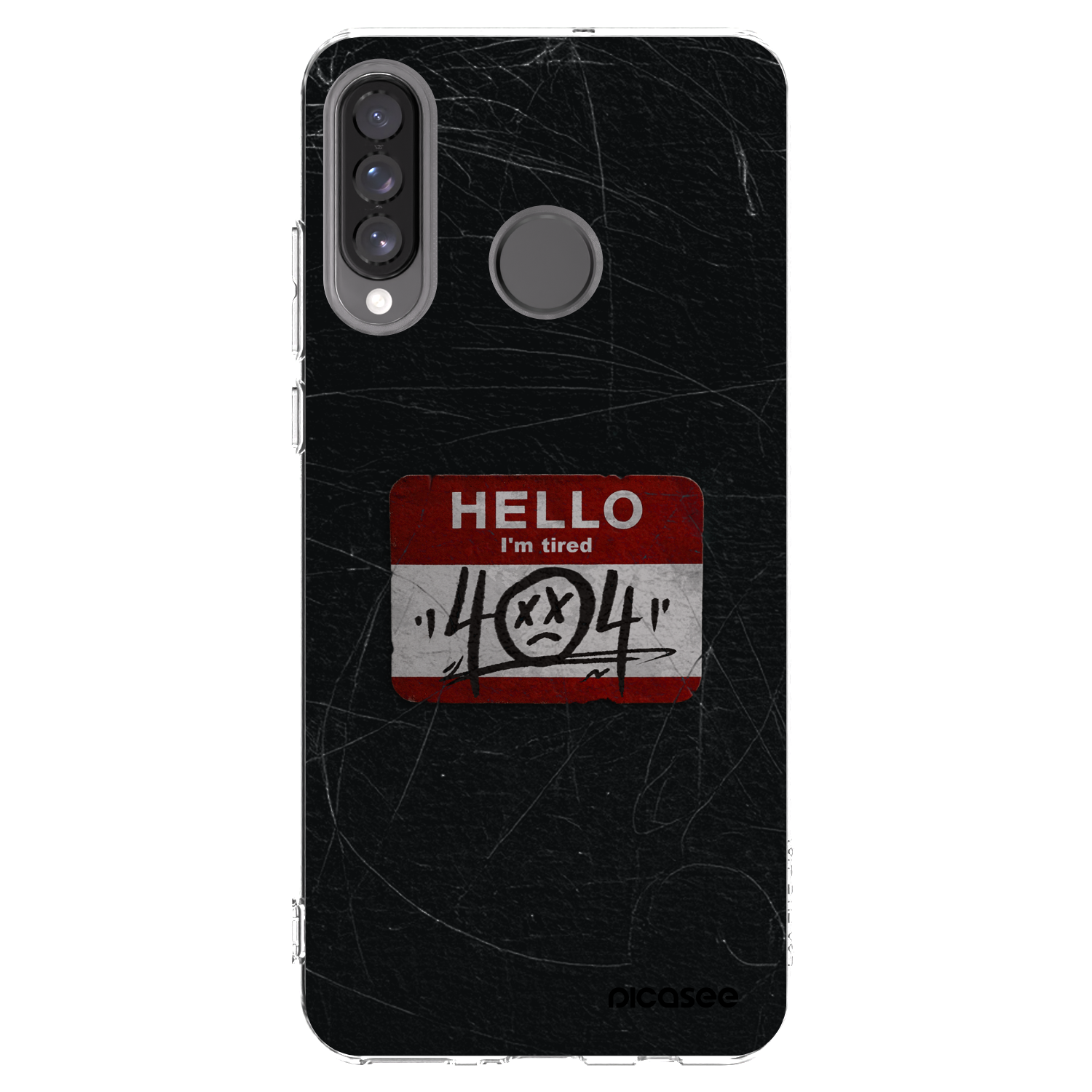 Picasee husă transparentă din silicon pentru Huawei P30 Lite - HELLO 404