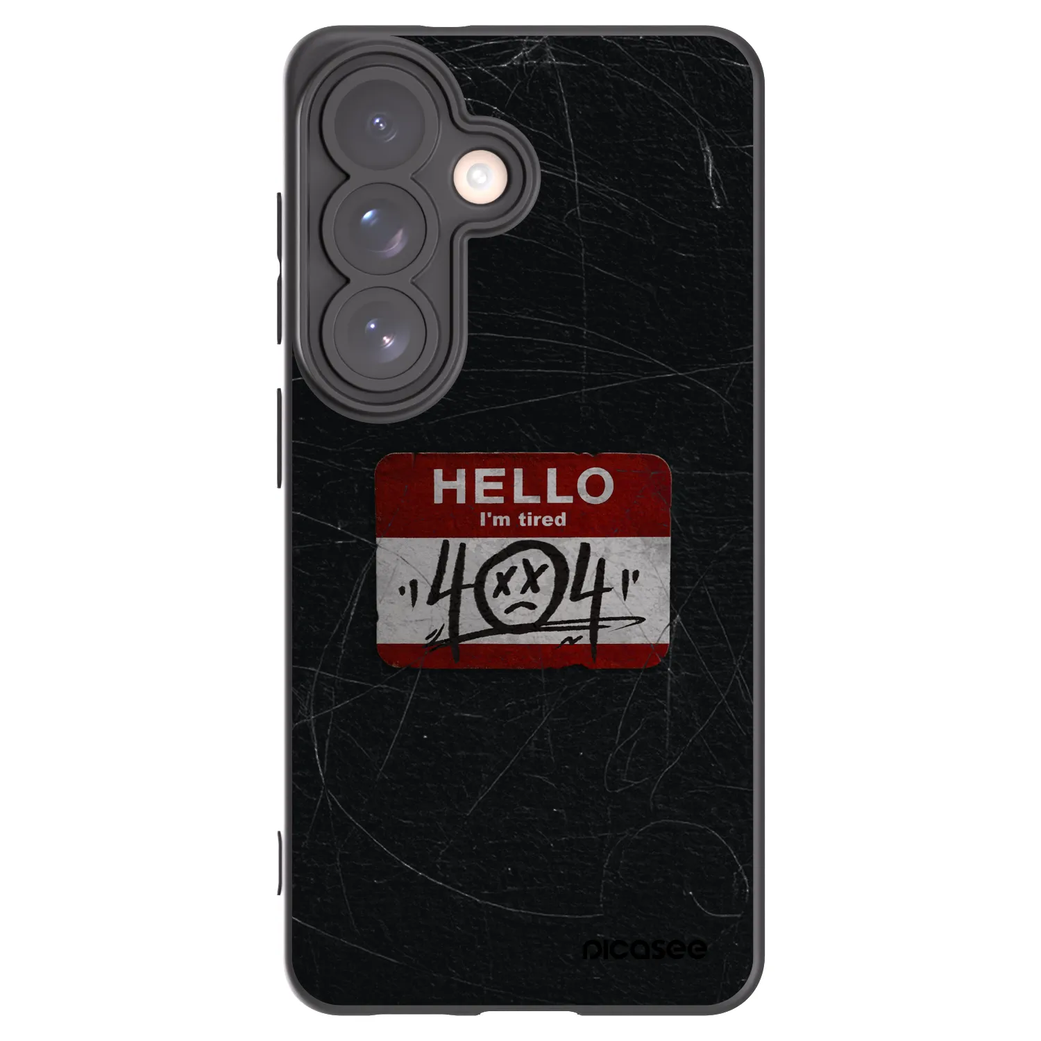 Picasee husă neagră din silicon pentru Samsung Galaxy S26 - HELLO 404