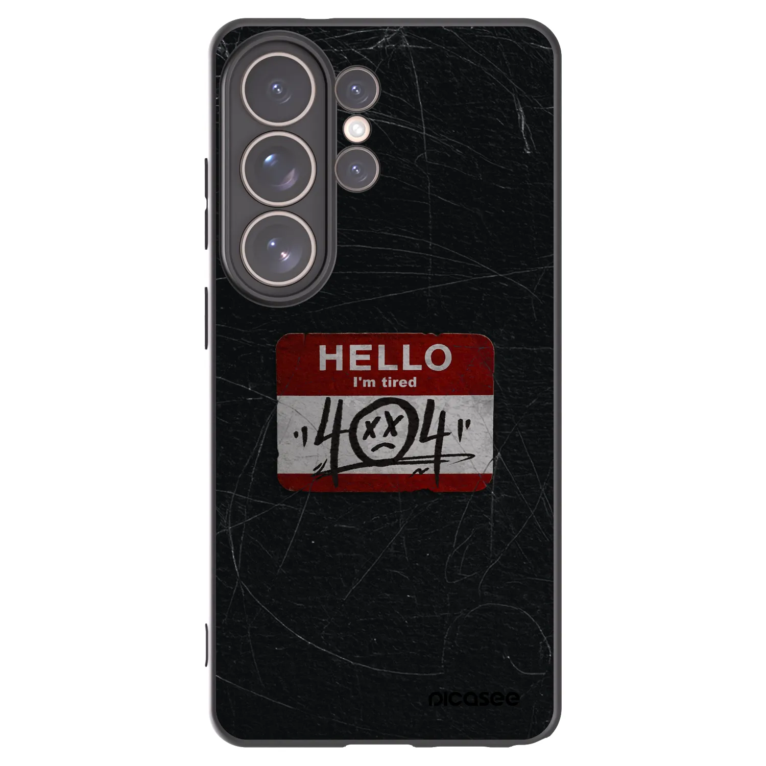 Picasee husă neagră din silicon pentru Samsung Galaxy S26 Ultra - HELLO 404