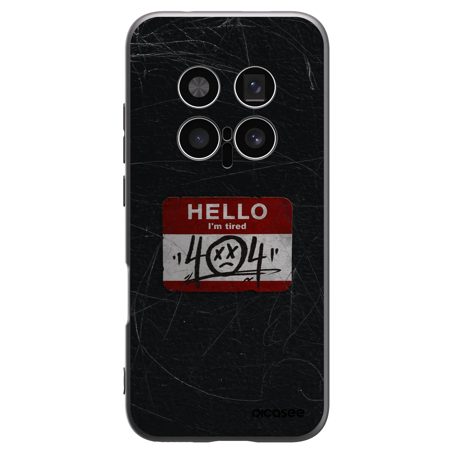 Picasee husă neagră din silicon pentru Honor Magic8 Pro 5G - HELLO 404