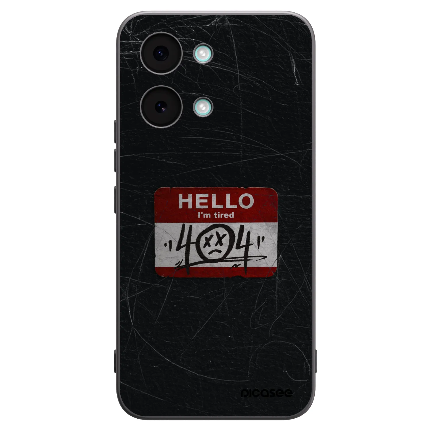 Picasee husă neagră din silicon pentru Xiaomi Poco X8 Pro Max - HELLO 404