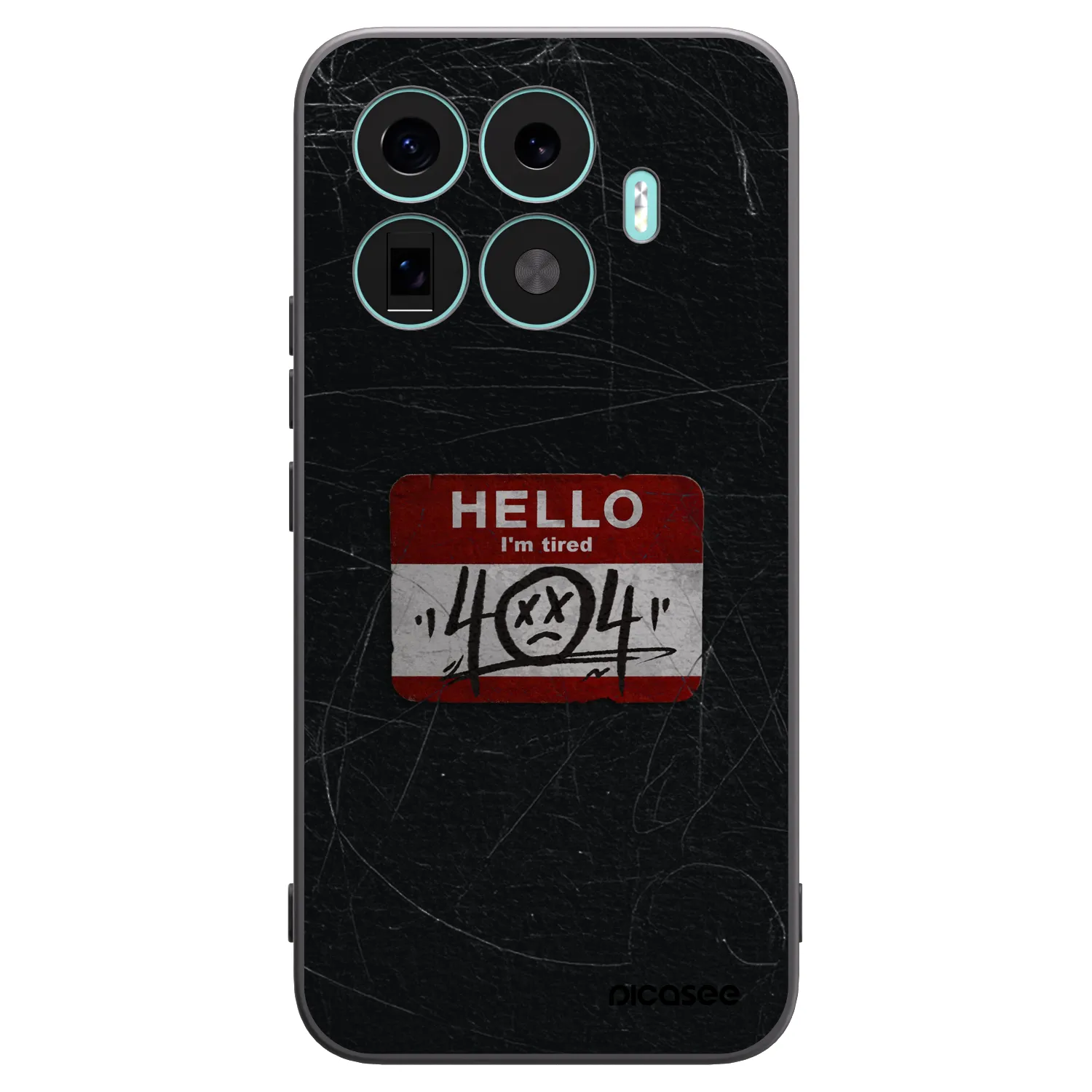 Picasee husă neagră din silicon pentru Xiaomi 17T Pro - HELLO 404
