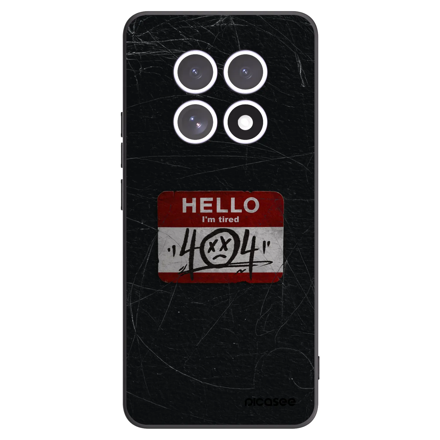 Picasee husă neagră din silicon pentru Xiaomi Redmi Note 15 5G - HELLO 404