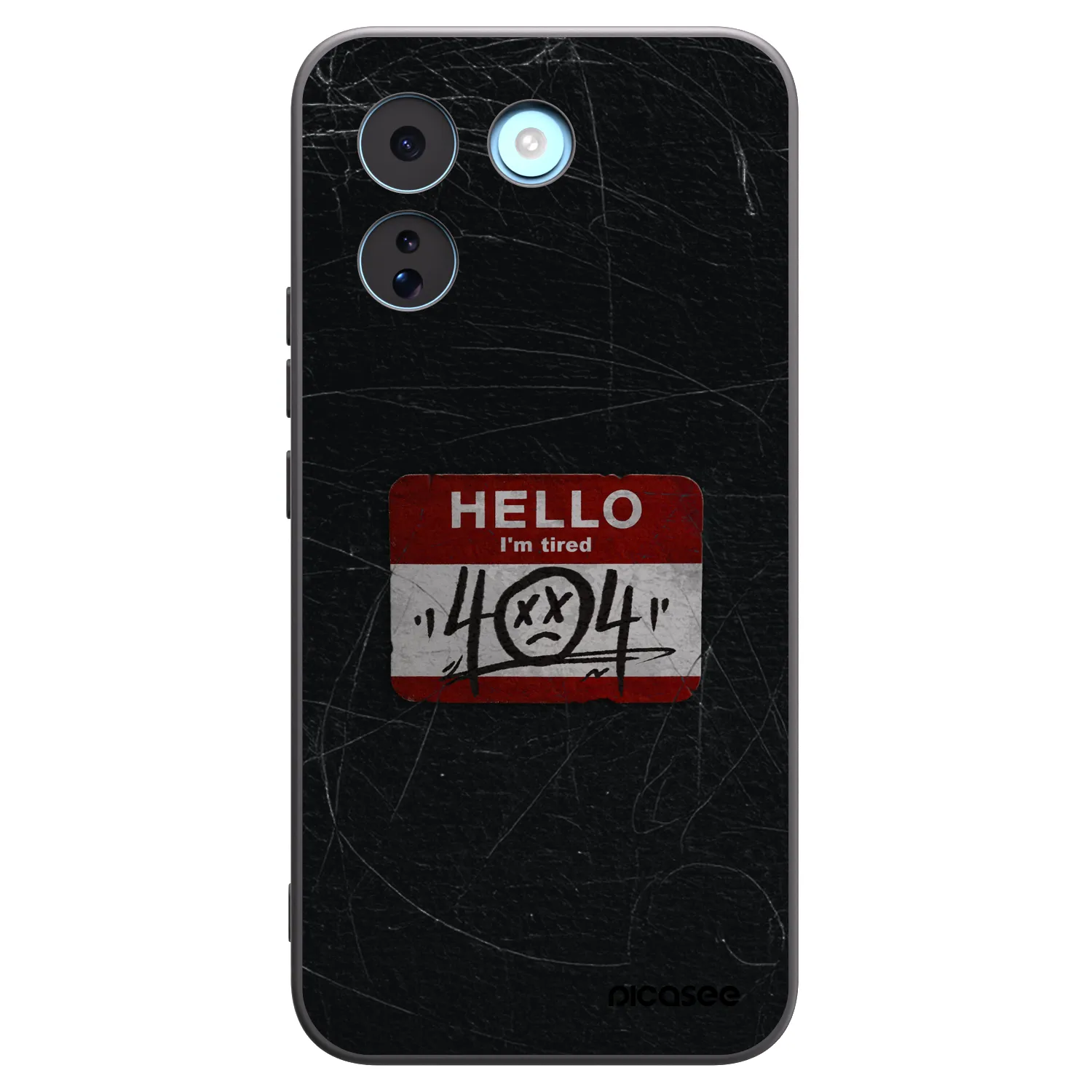 Picasee husă neagră din silicon pentru Xiaomi Redmi Note 17 Pro MAX 5G - HELLO 404