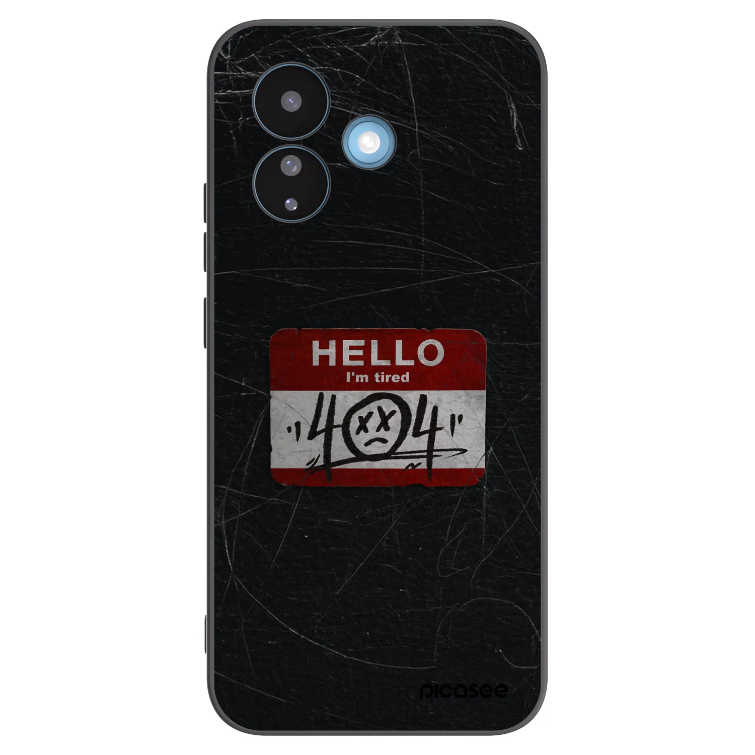 Picasee husă neagră din silicon pentru Xiaomi Redmi Note 17 Pro 5G - HELLO 404