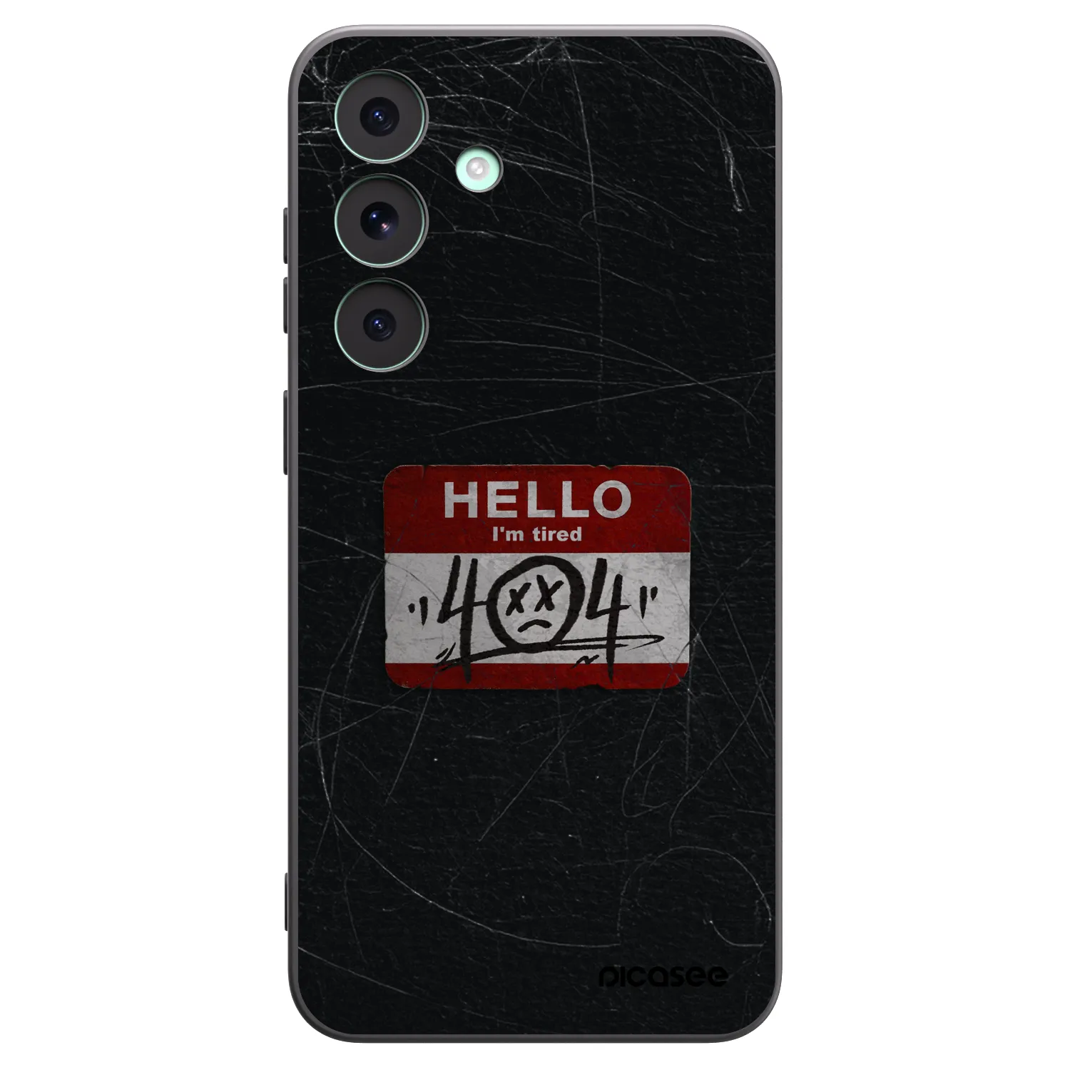 Picasee husă neagră din silicon pentru Samsung Galaxy S26 FE - HELLO 404