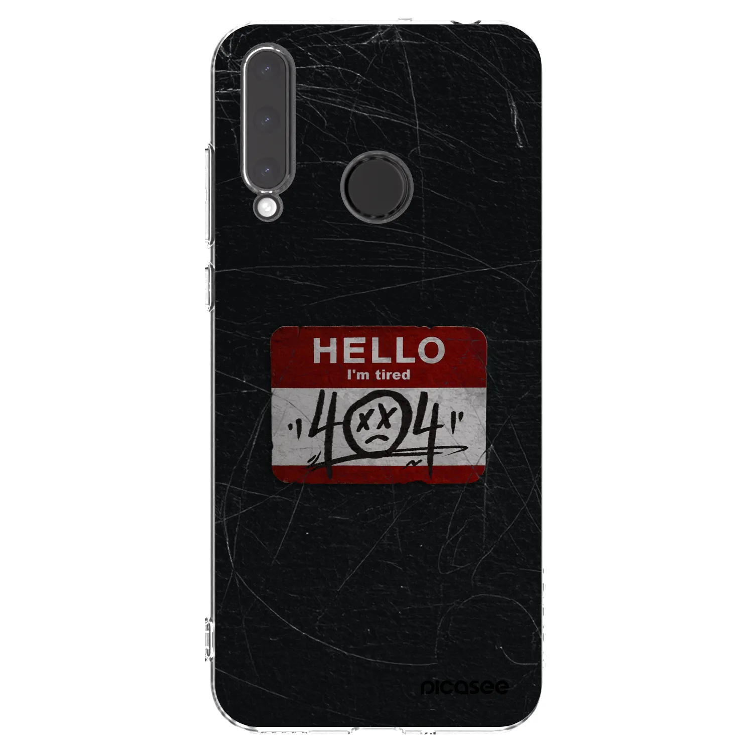 Picasee husă transparentă din silicon pentru Honor 20 Lite - HELLO 404